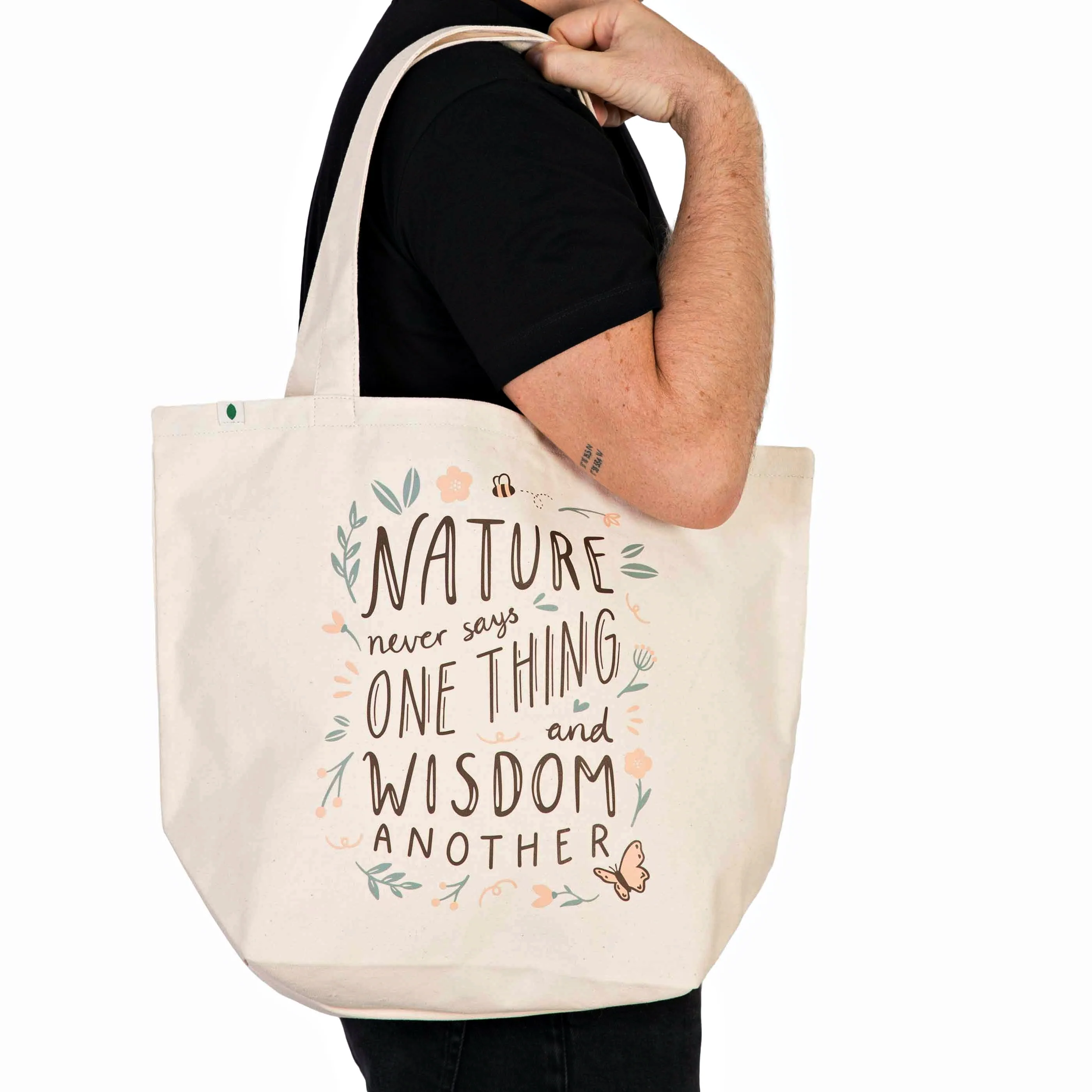 tote bag nature beige tol001 - Image 2