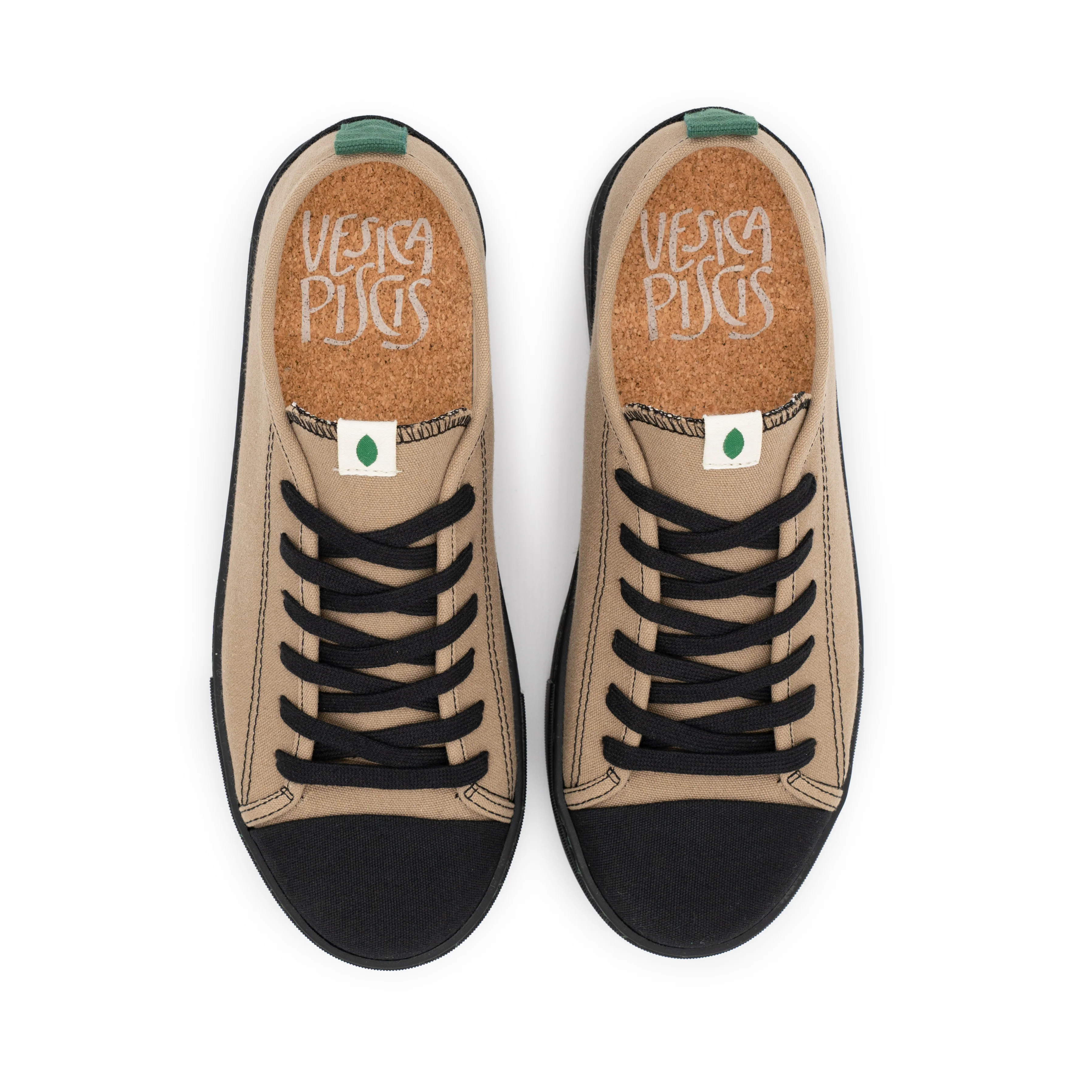 Vegan sneaker beige MOB004 - Image 3