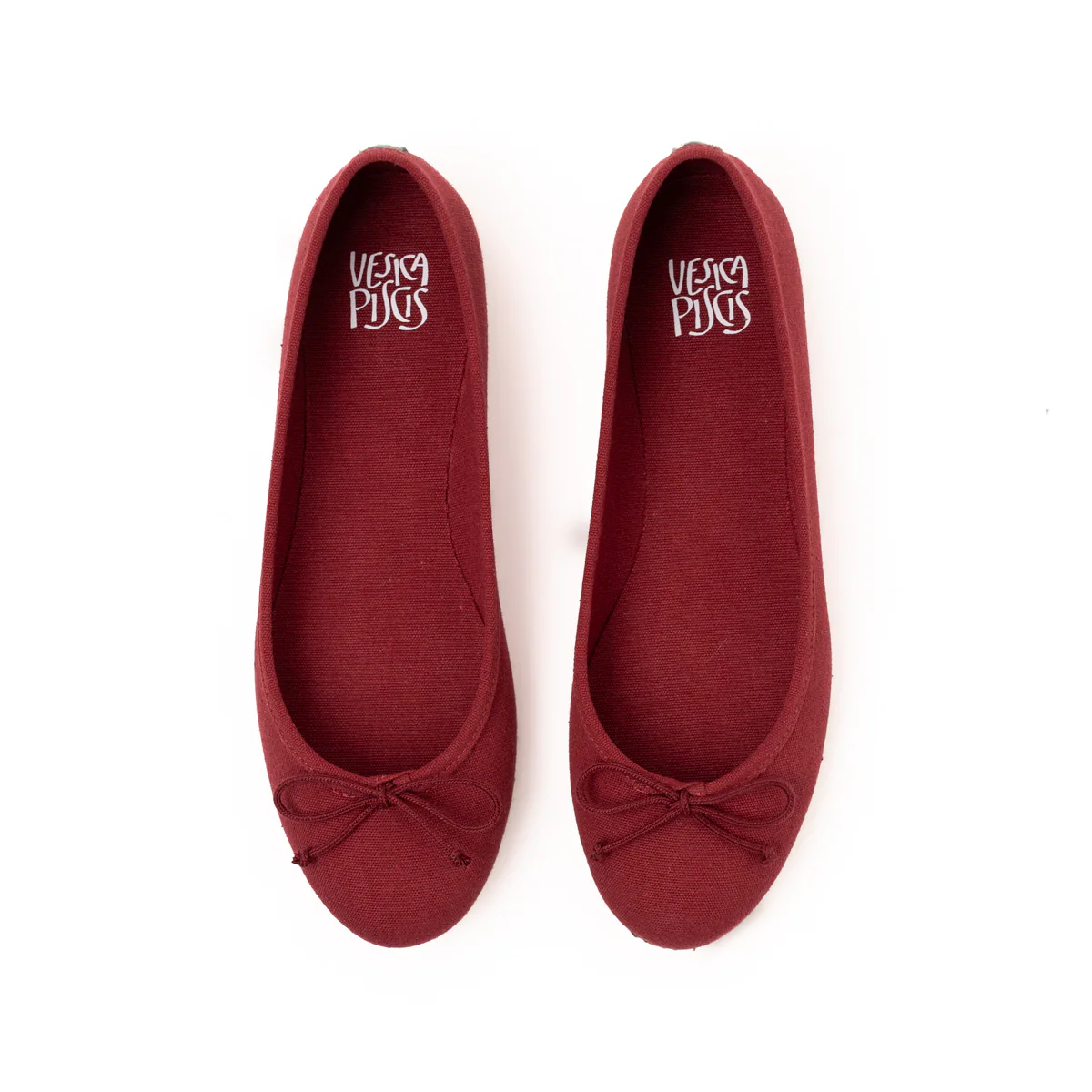 Vegan ballerina bordeaux ING012 - Image 2