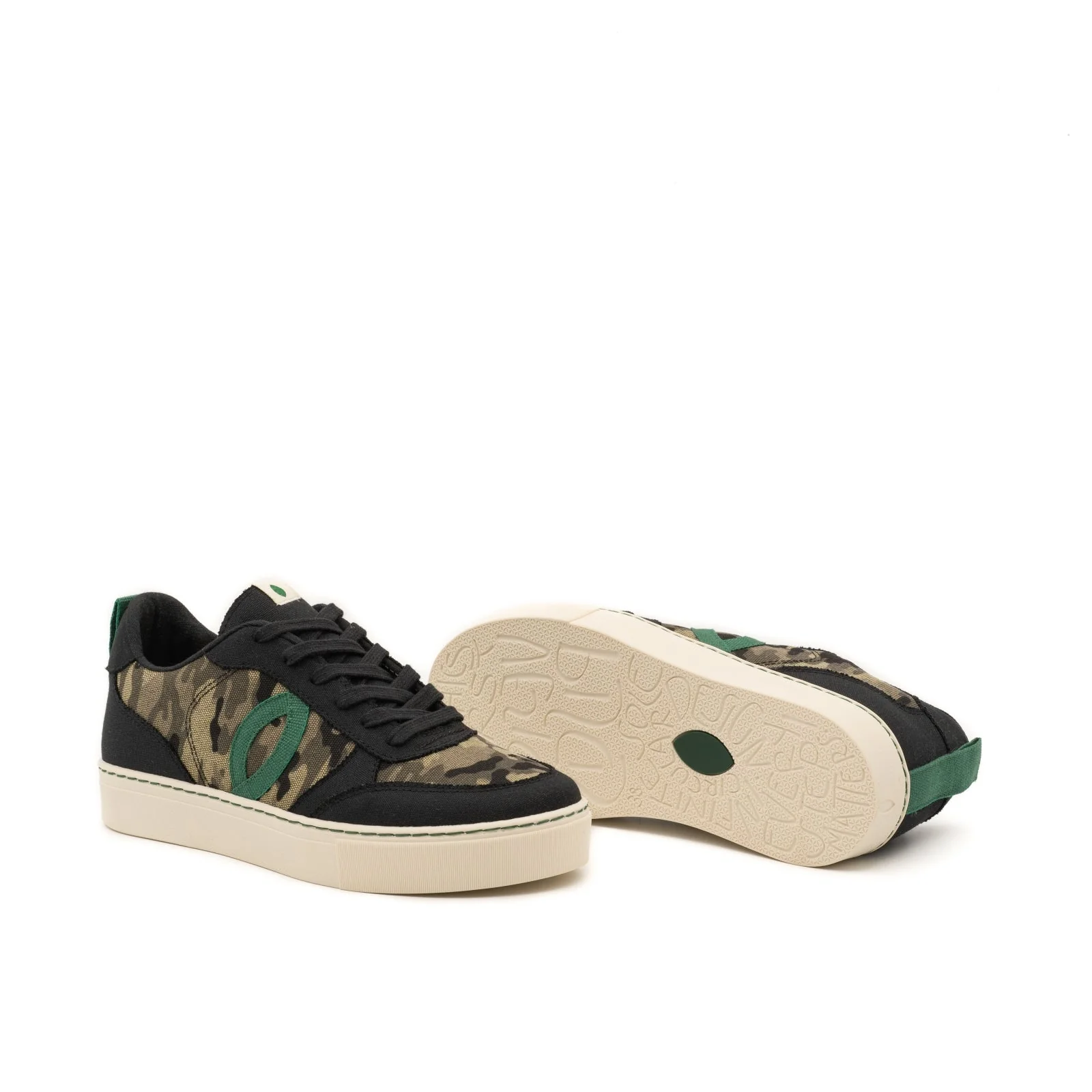 Vegan sneaker Black / Cammo SON020 - Image 2