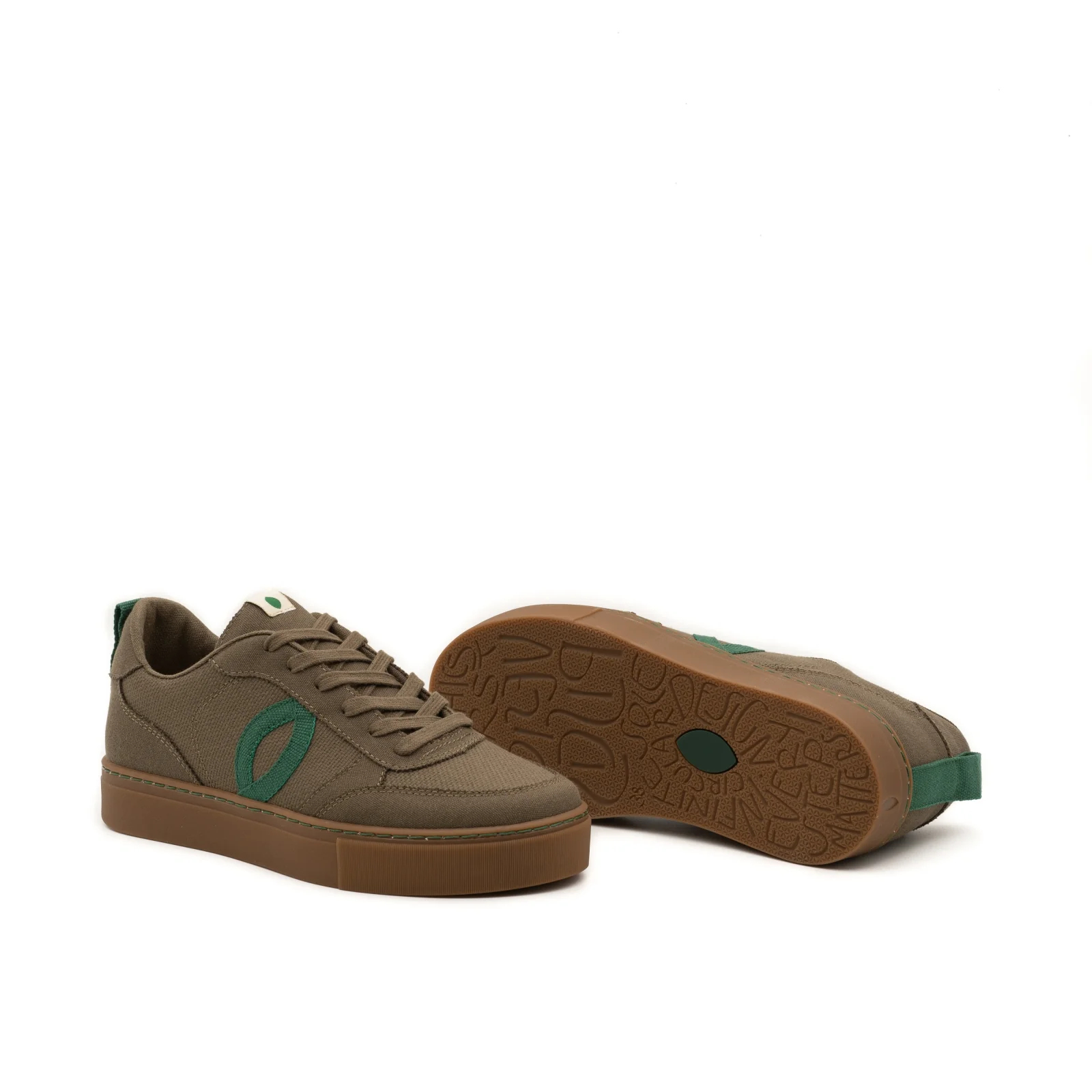 Vegan sneaker Khaki SON010 - Image 3