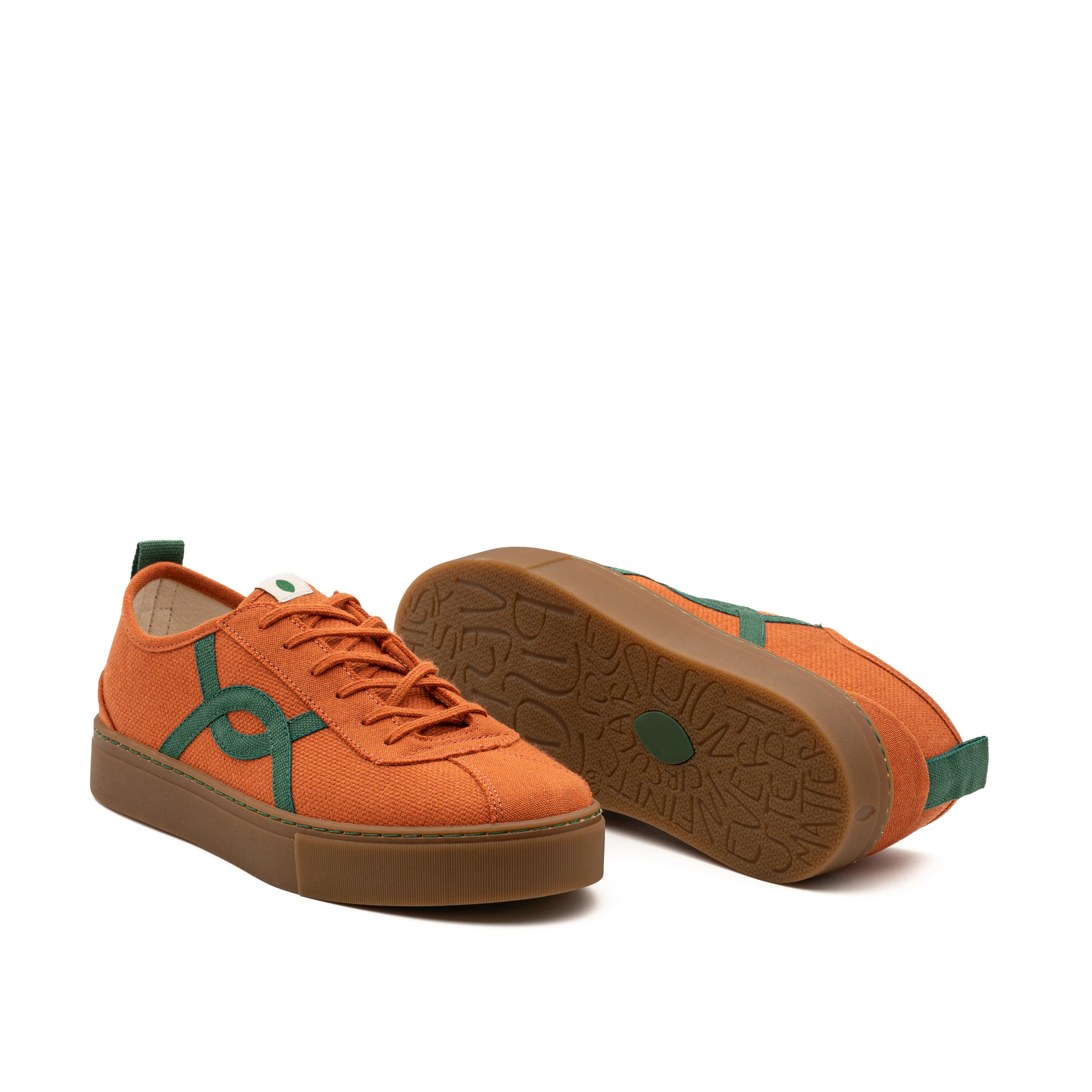 Vegan sneaker orange KAF005 - Image 3