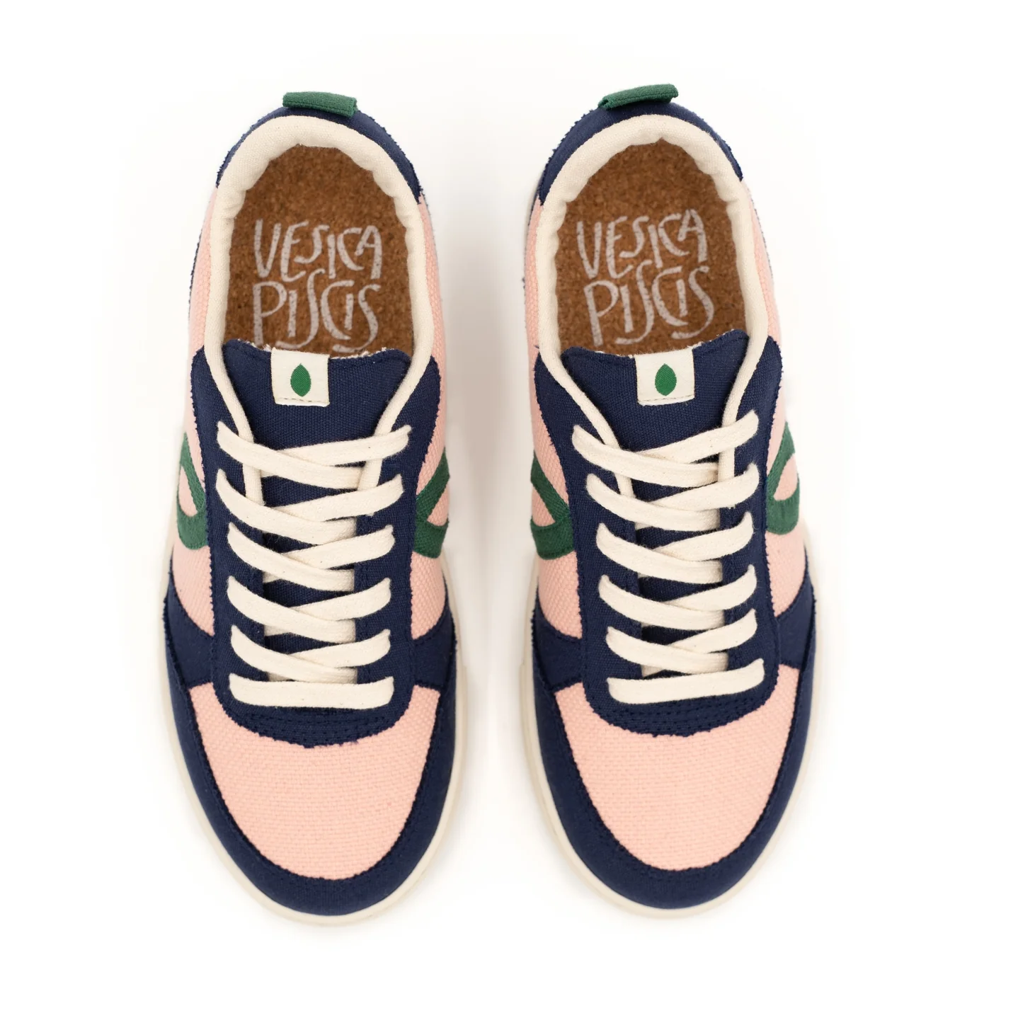 Vegan sneaker Pink/Dark blue SON016 - Image 4