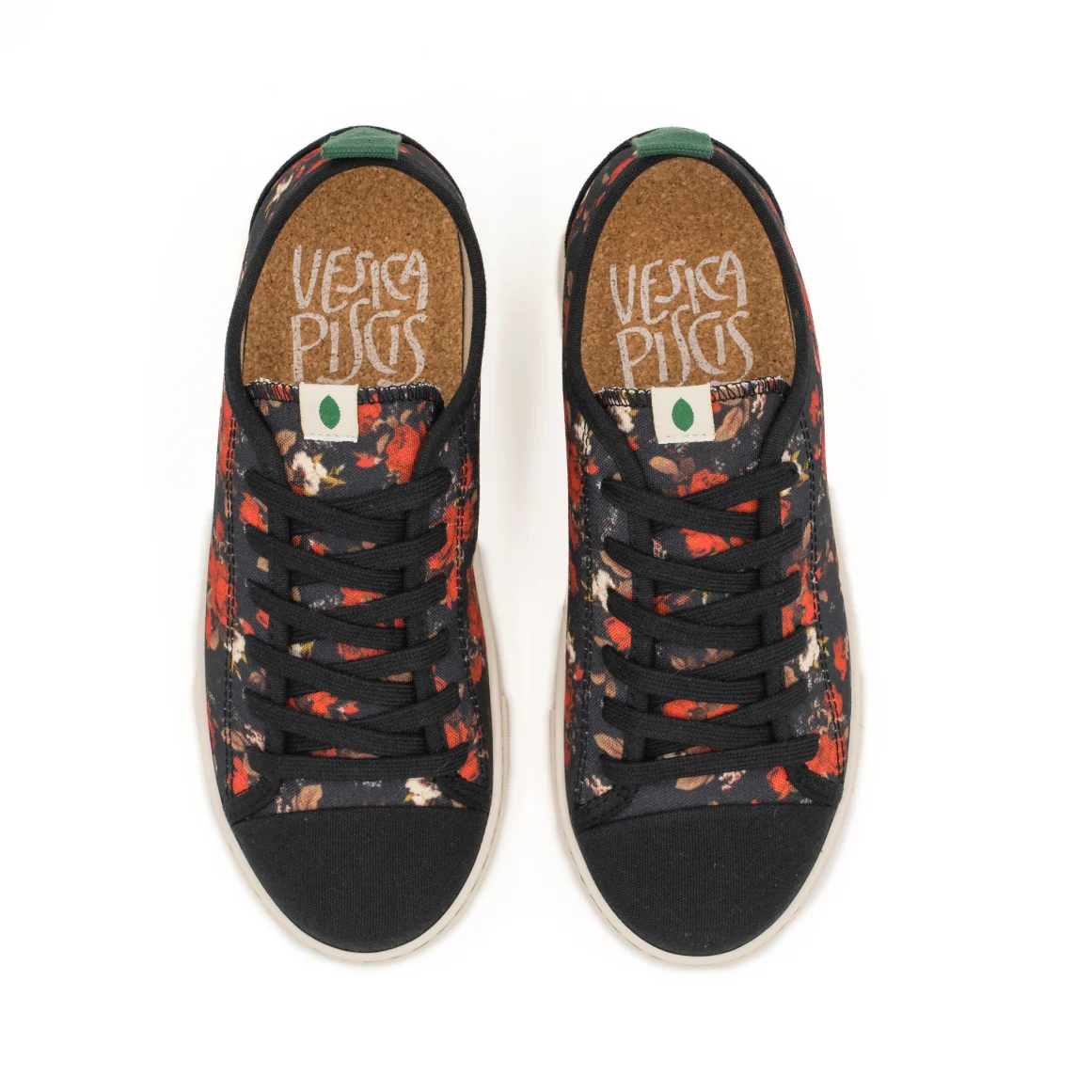Vegan sneaker roses black MOB007 - Image 6