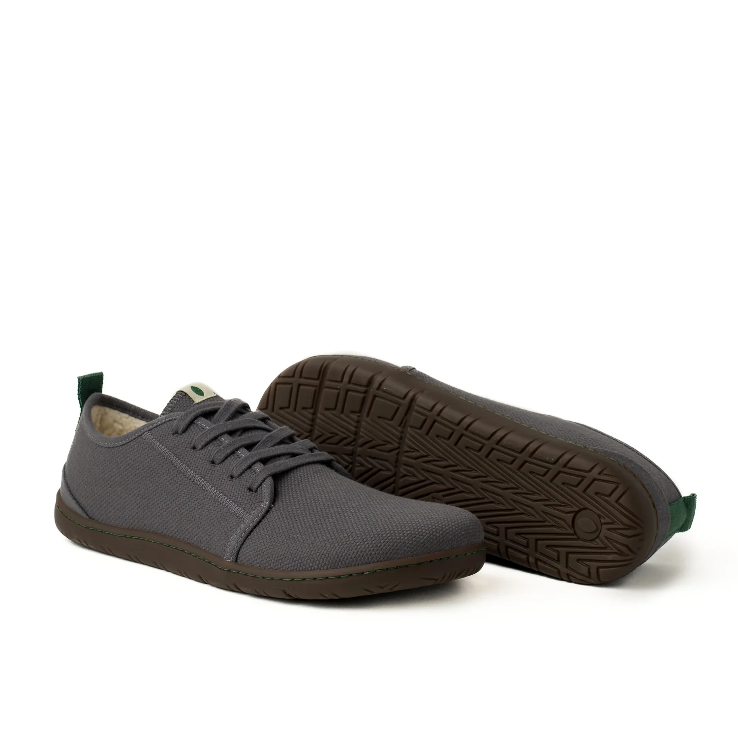 Grey Vegan Winter Barefoot Sneakers CHA015 - Image 2