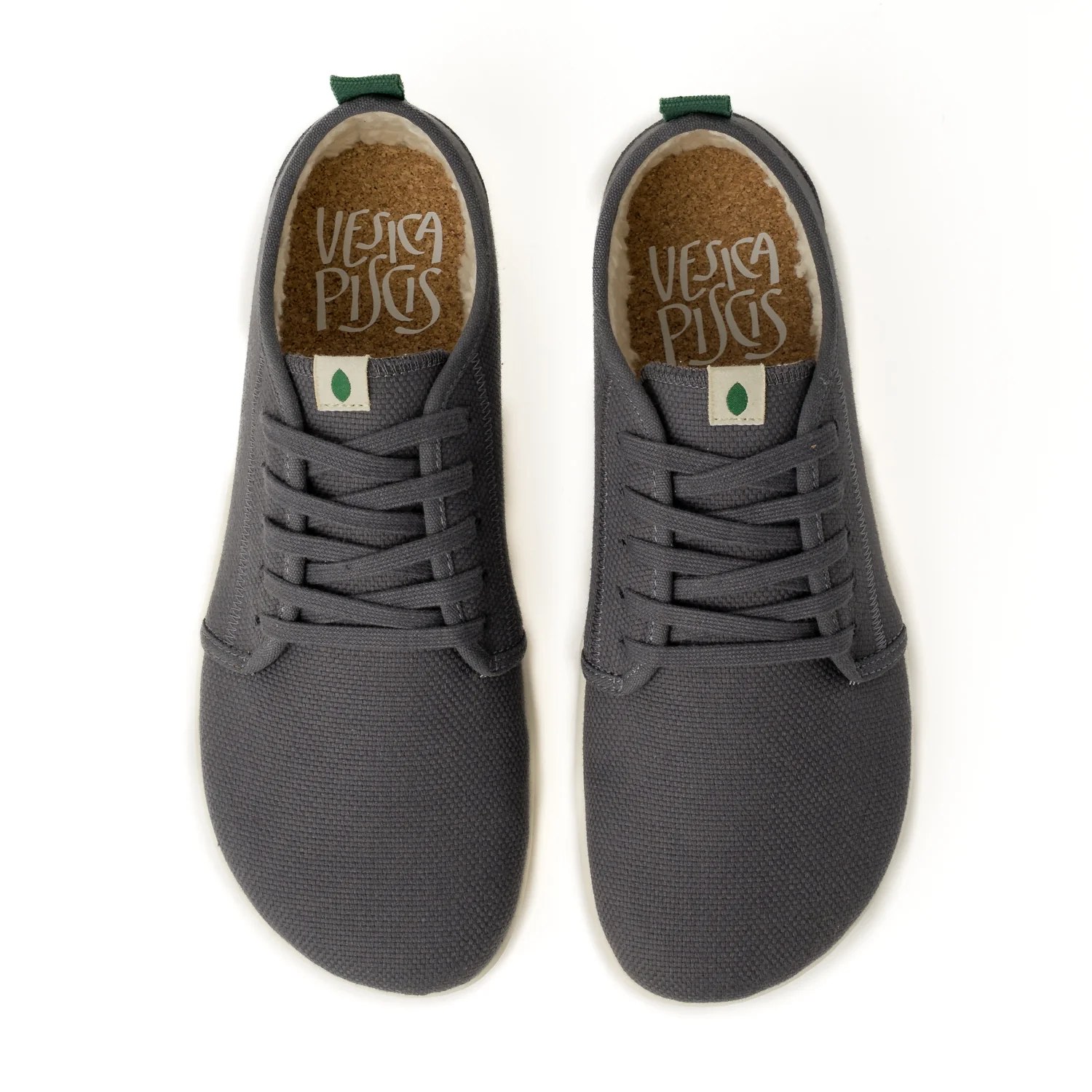 Grey Vegan Winter Barefoot Sneakers CHA016 - Image 3