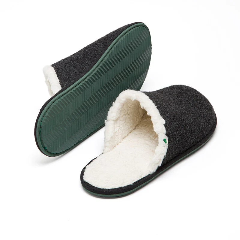 Vegan home slipper black SUS005 - Image 4