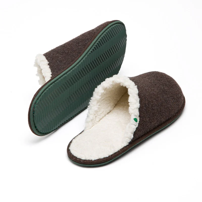 Vegan home slipper brown SAW003 - Image 4
