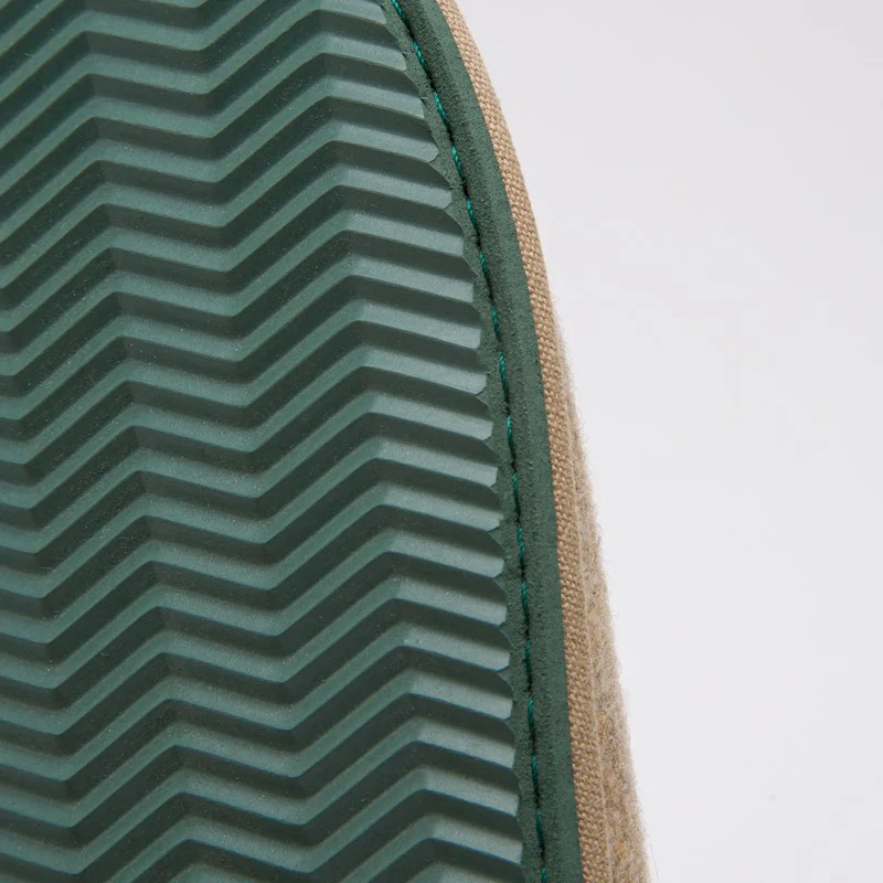 Vegan home slipper taupe SAW004 - Image 5