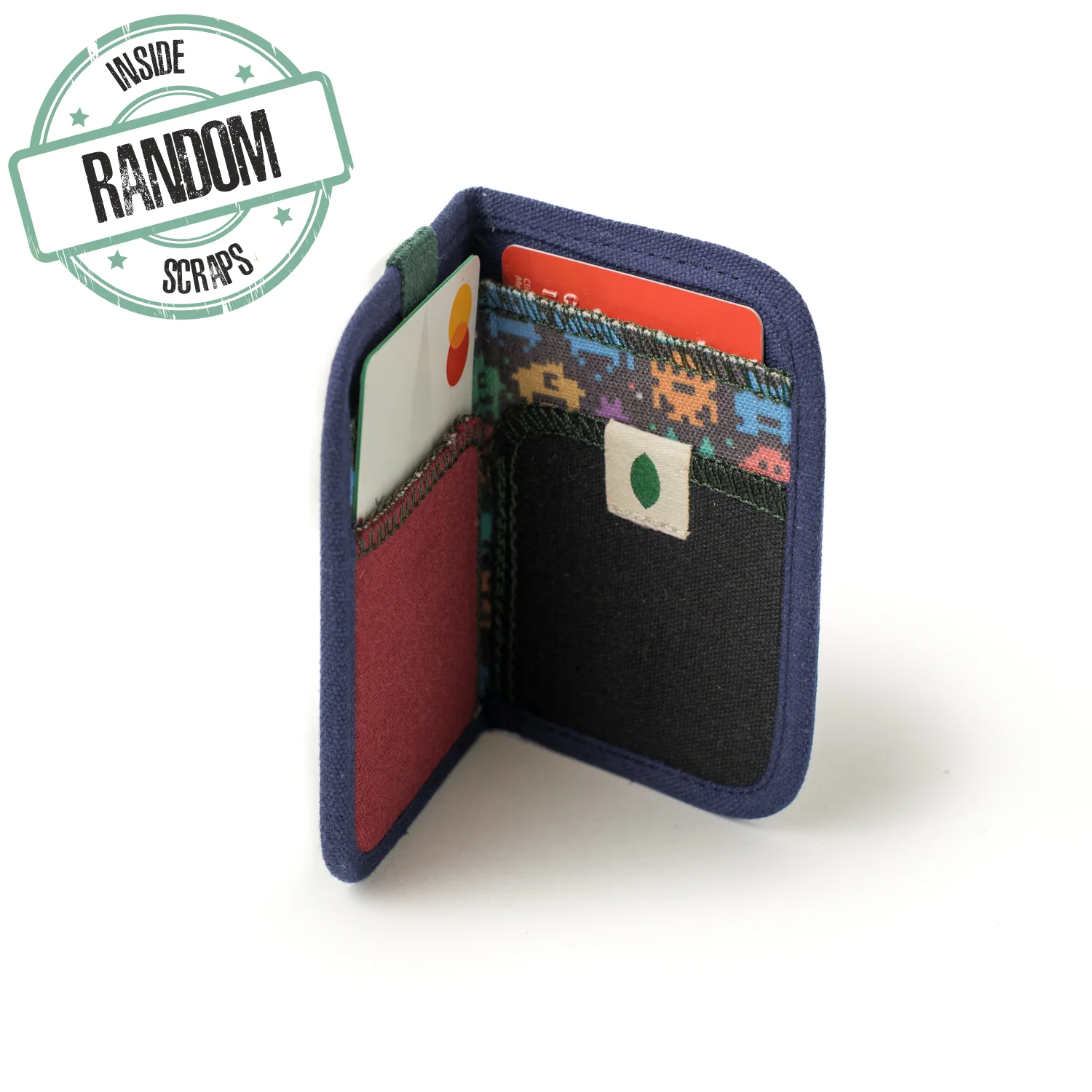 random zero-waste vegan wallet MARINE EIL004 - Image 2