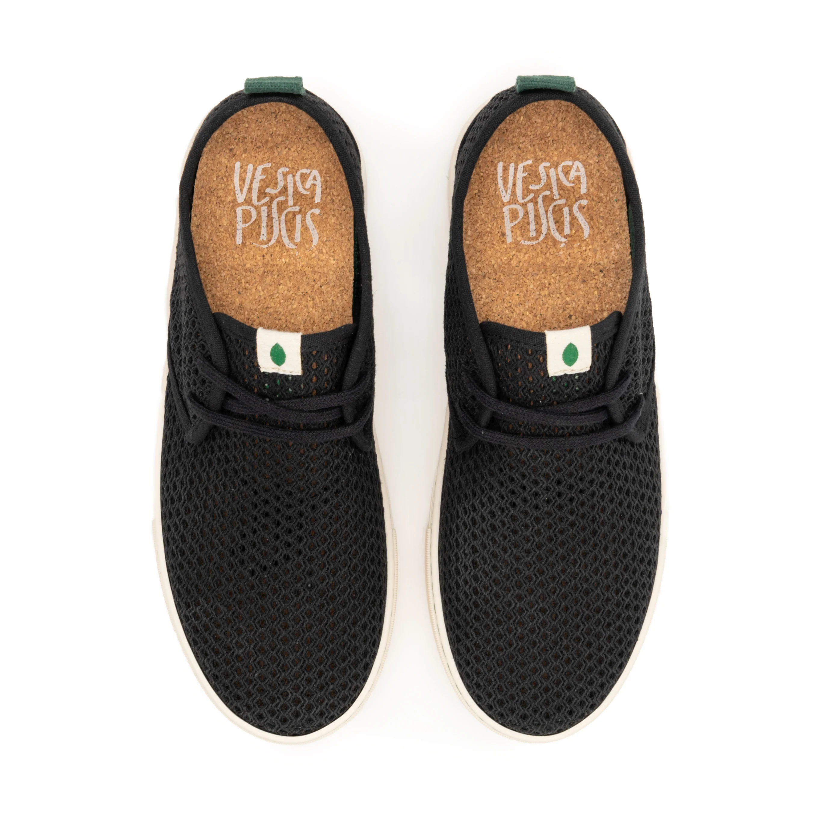 Vegan sneaker mesh black SID012 - Image 4
