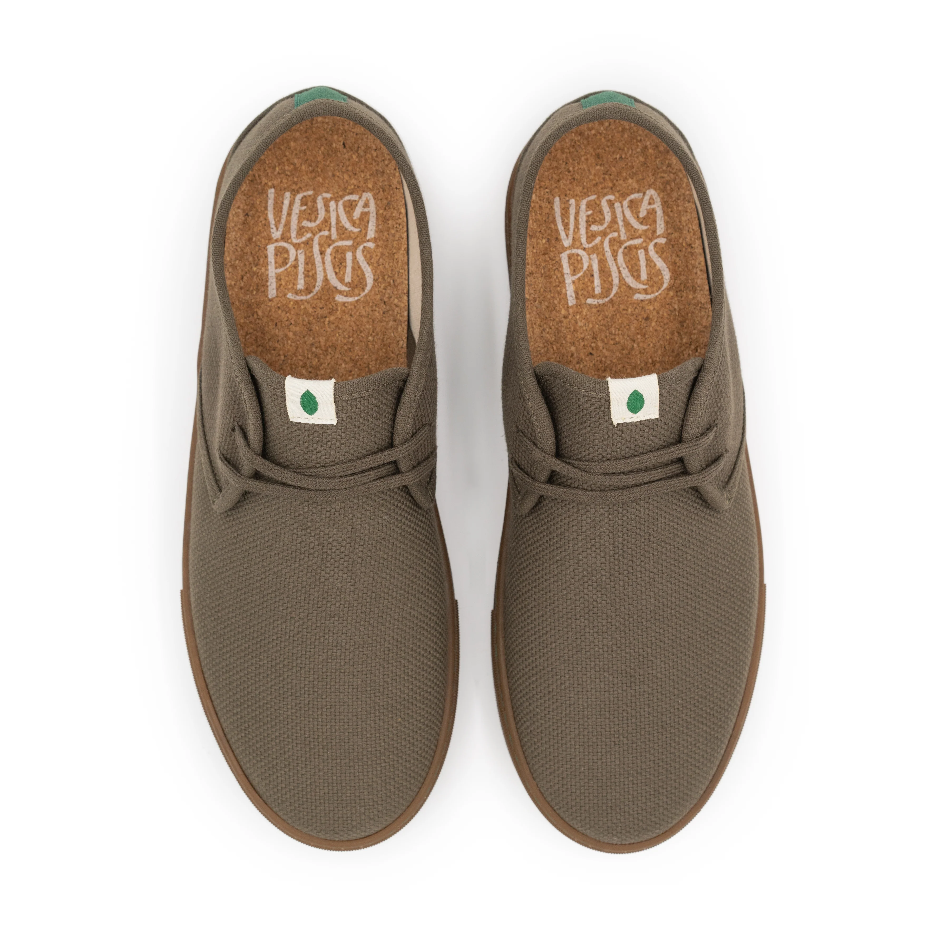 Vegan sneaker khaki SID002 - Image 3