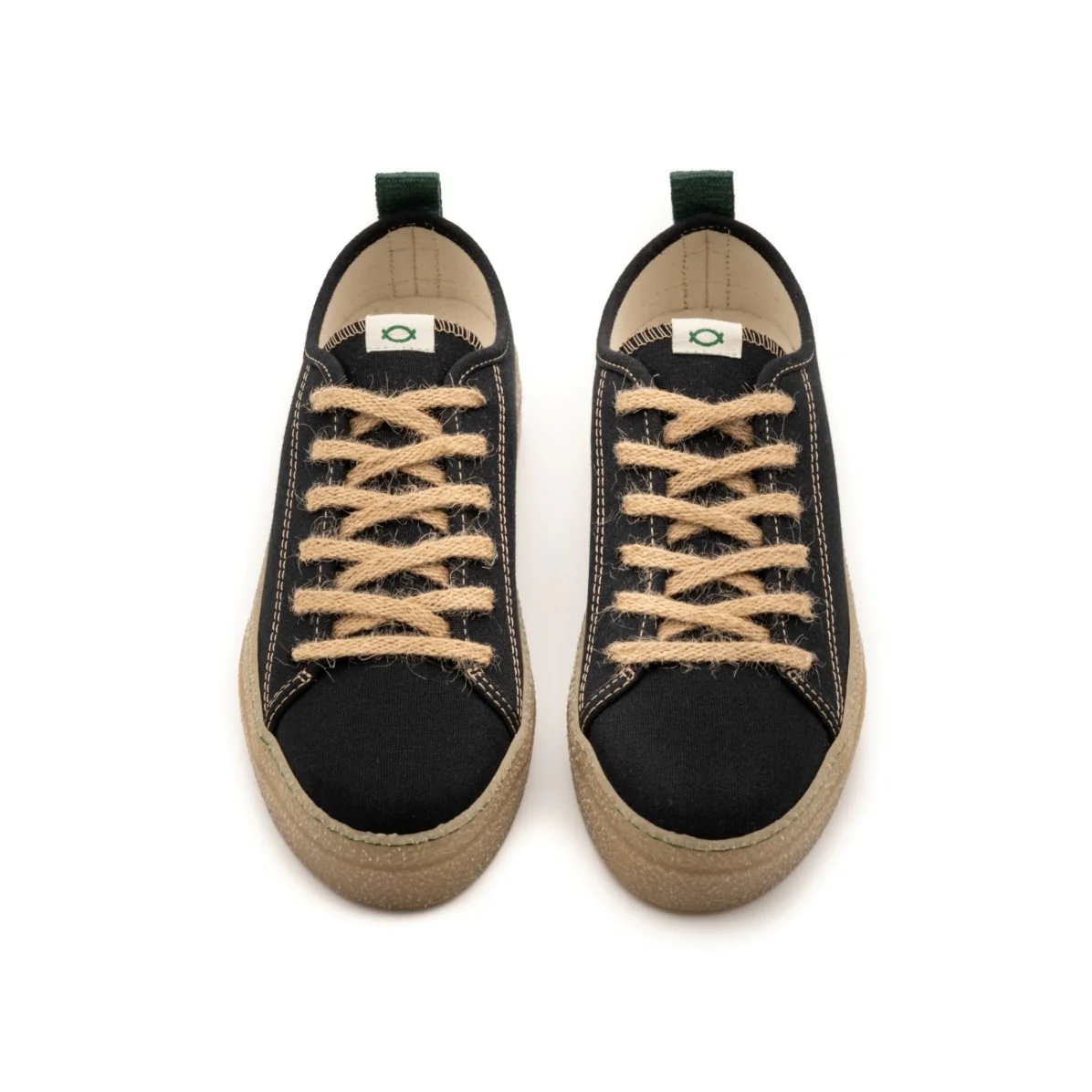 Vegan sneaker black FIO001 - Image 3