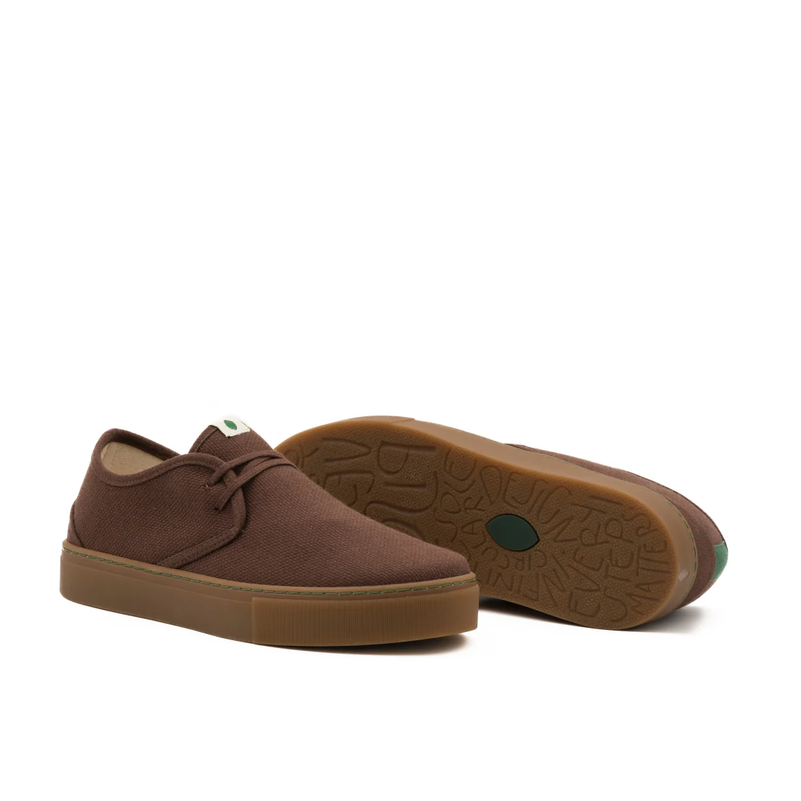 Vegan sneaker brown SID048 - Image 2
