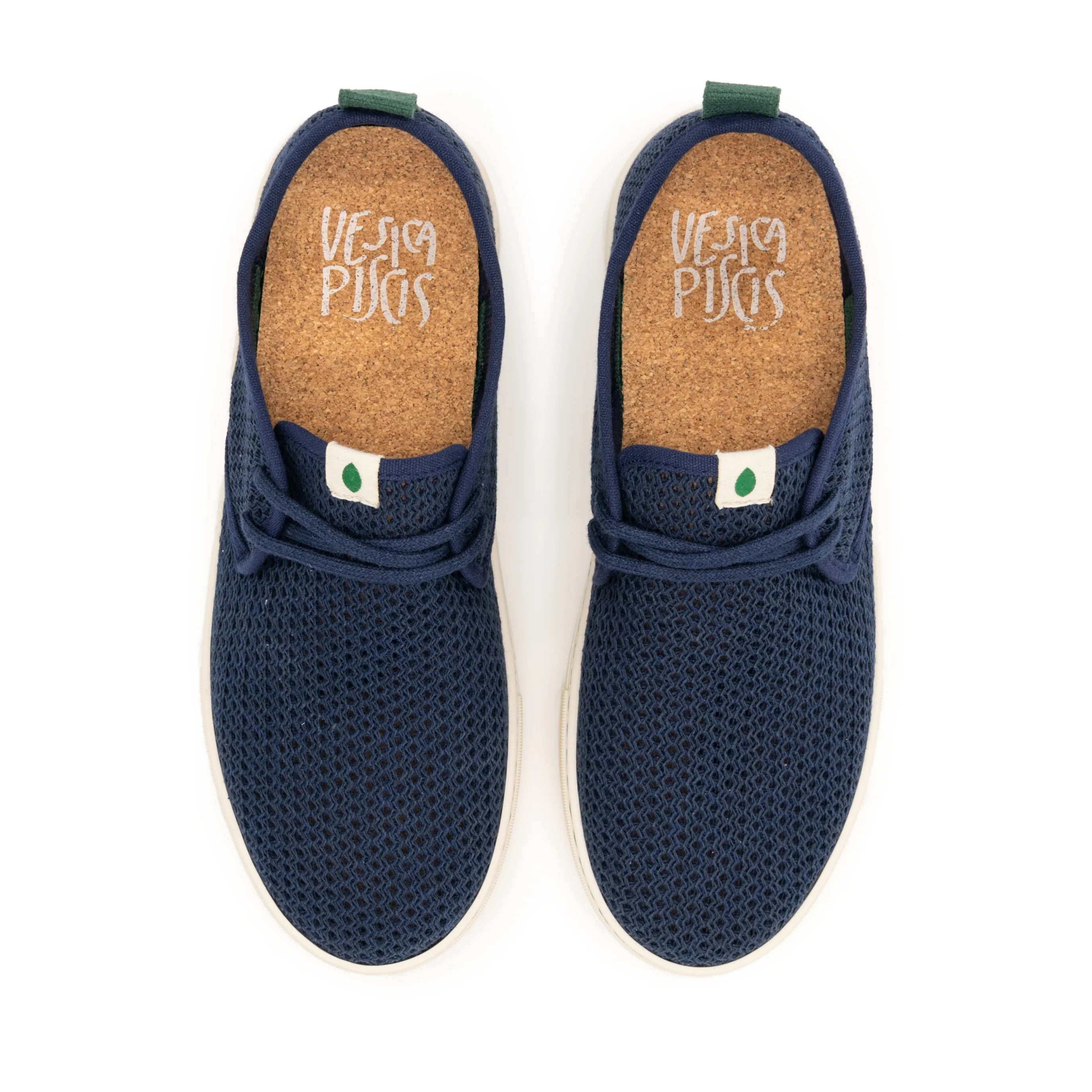 Vegan sneaker mesh marine SID011 - Image 3