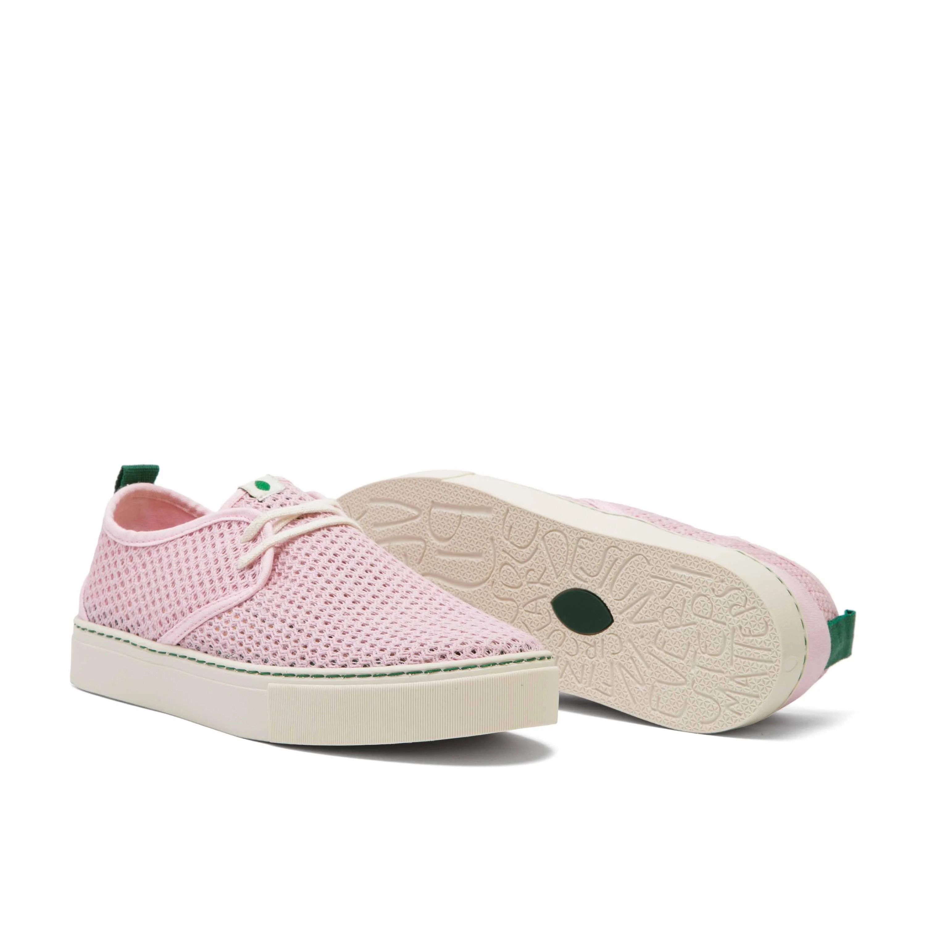 Vegan sneaker pink mesh SID027 - Image 2