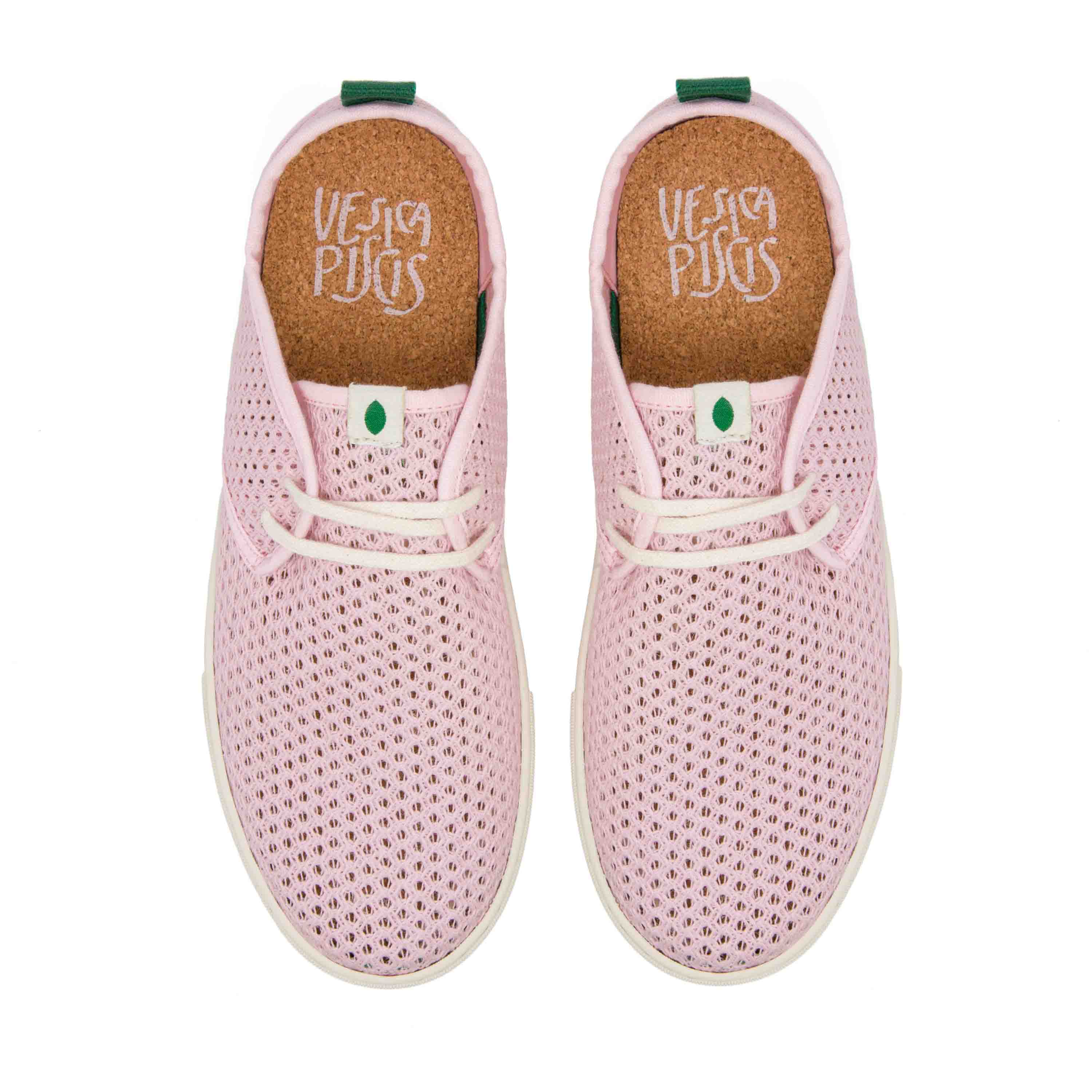 Vegan sneaker pink mesh SID027 - Image 3