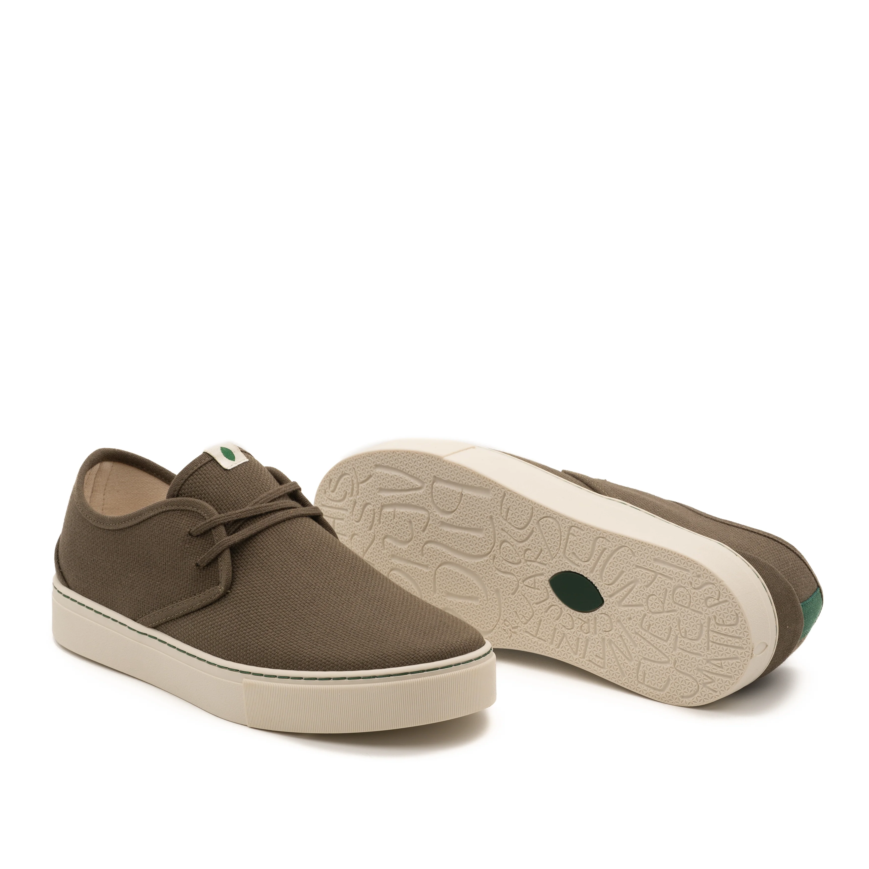 Vegan sneaker khaki SID020 - Image 2