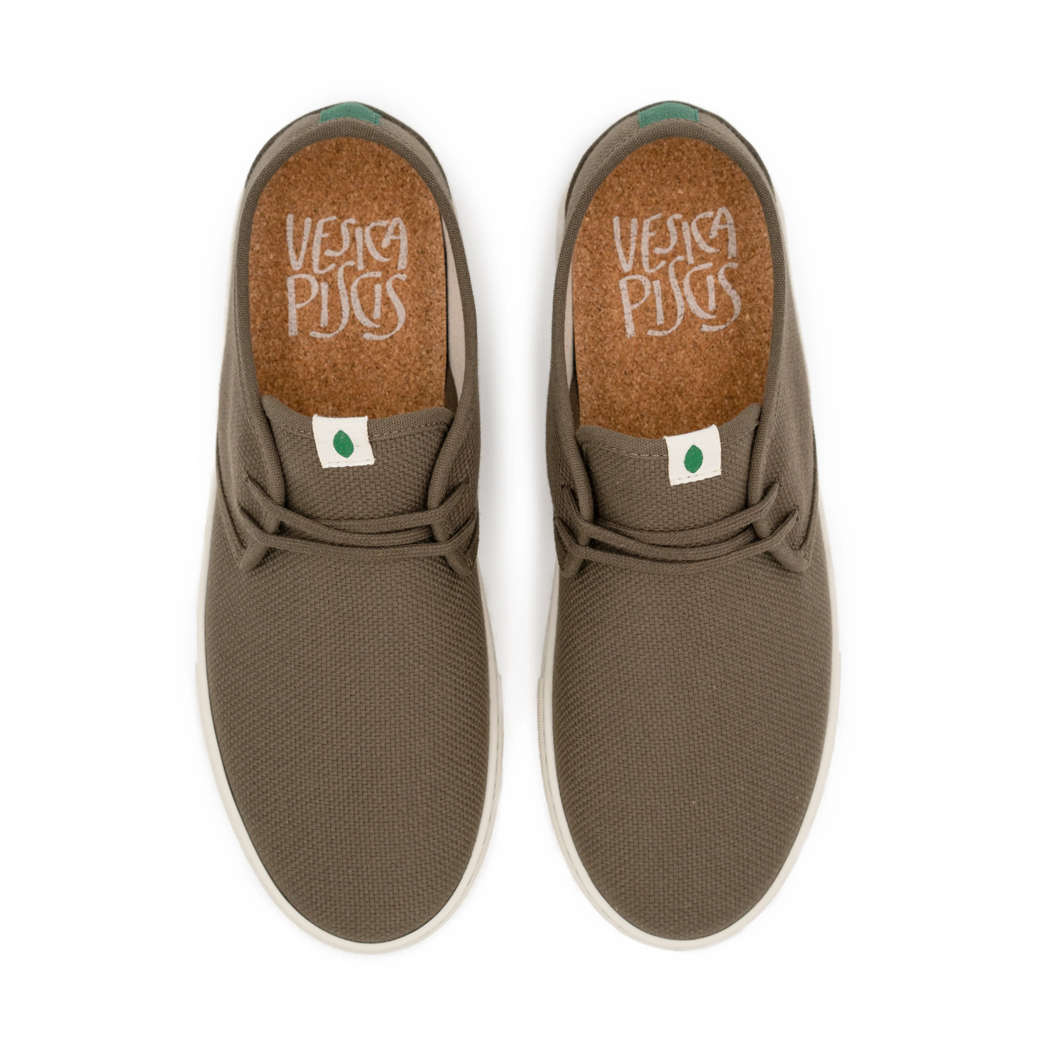 Vegan sneaker khaki SID020 - Image 3
