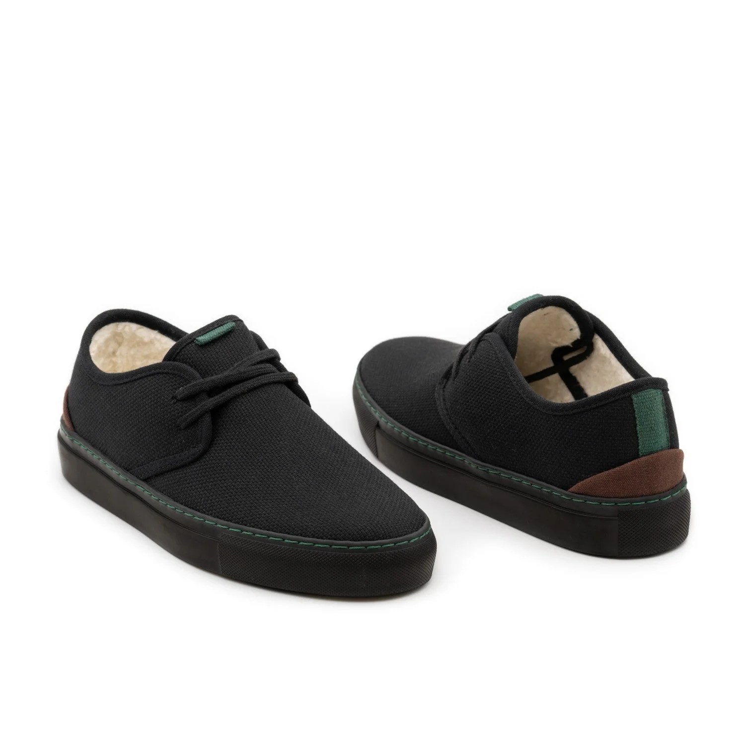 Vegan winter sneaker black SID025 - Image 2