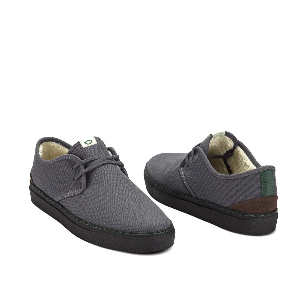 Vegan winter sneaker gray SID029 - Image 2