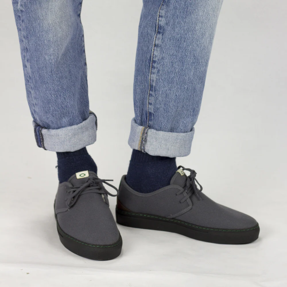 Vegan winter sneaker gray SID029 - Image 4