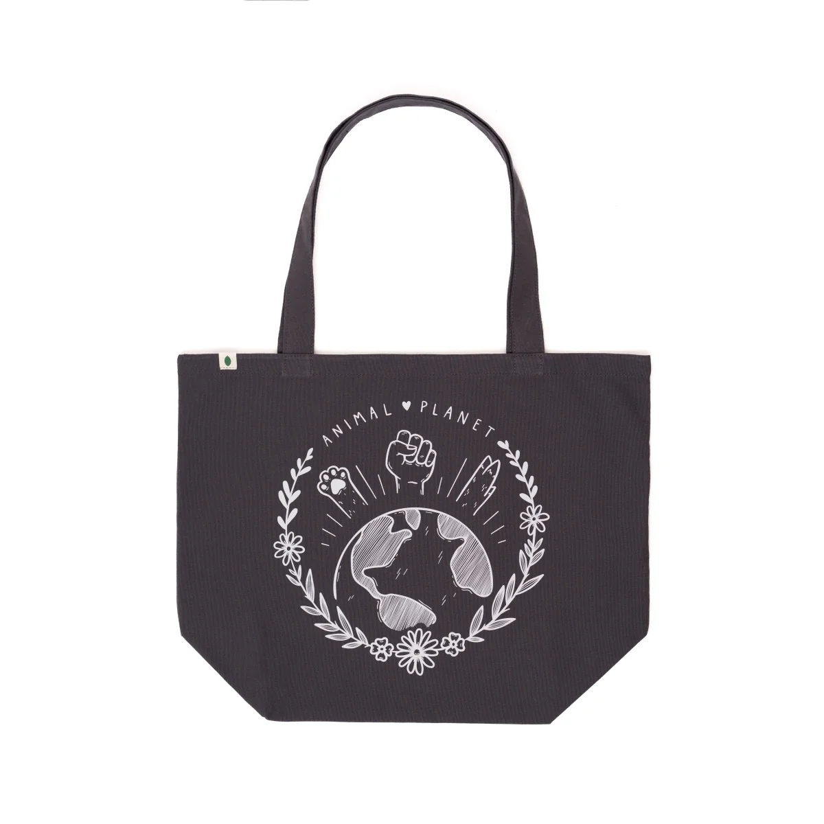 tote bag animal grey tol007
