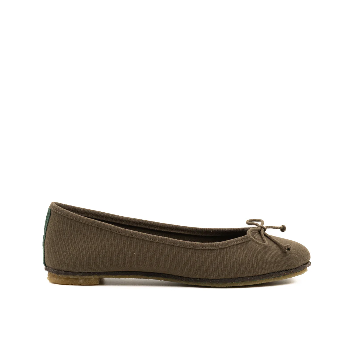 Vegan ballerina khaki ING013