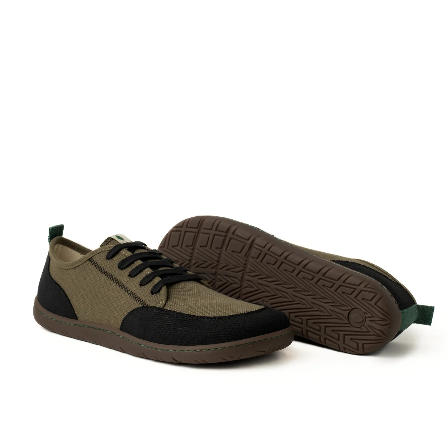 Vegan barefoot black-khaki TON029 - Image 3