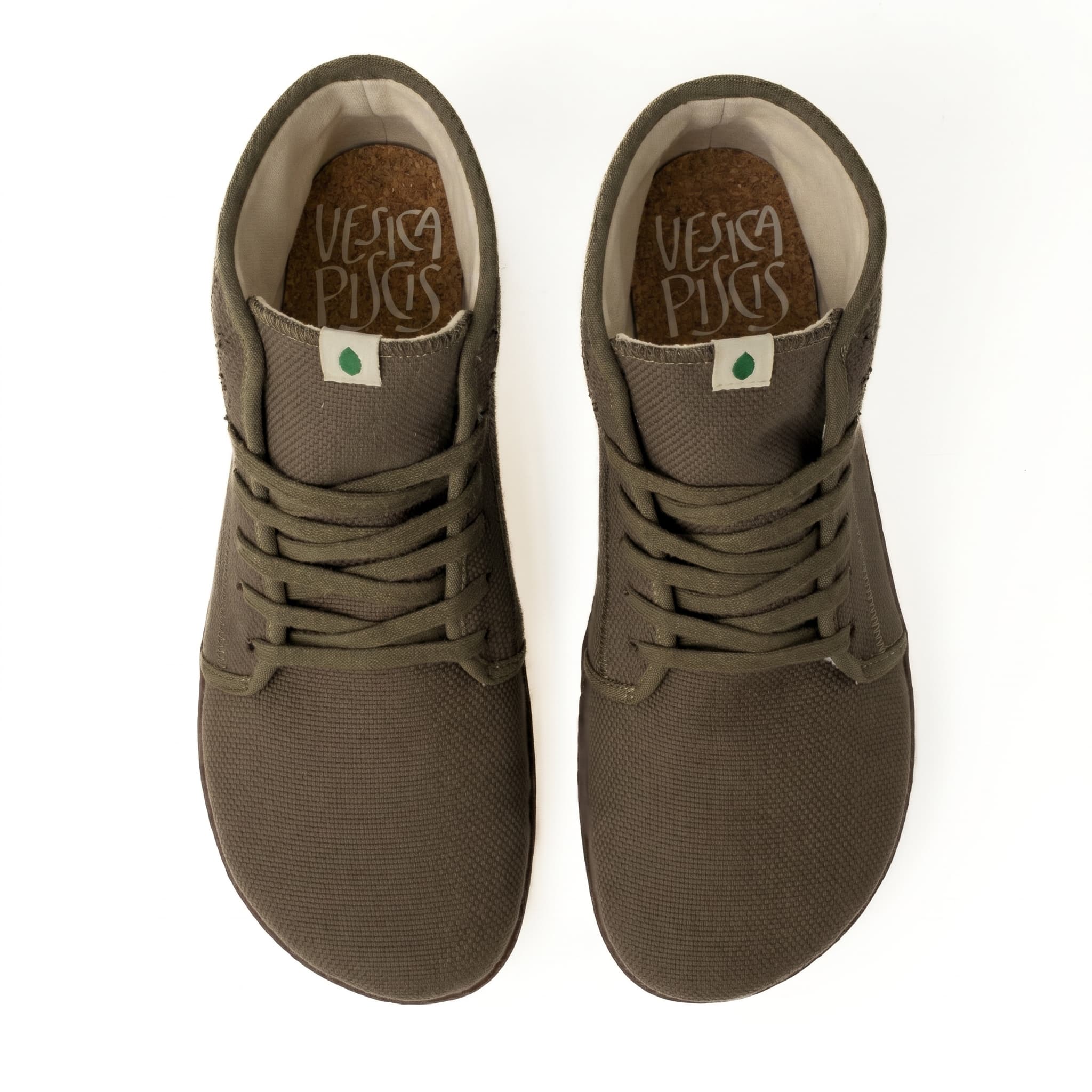 Vegan Barefoot Boot Khaki ADA009 - Image 4