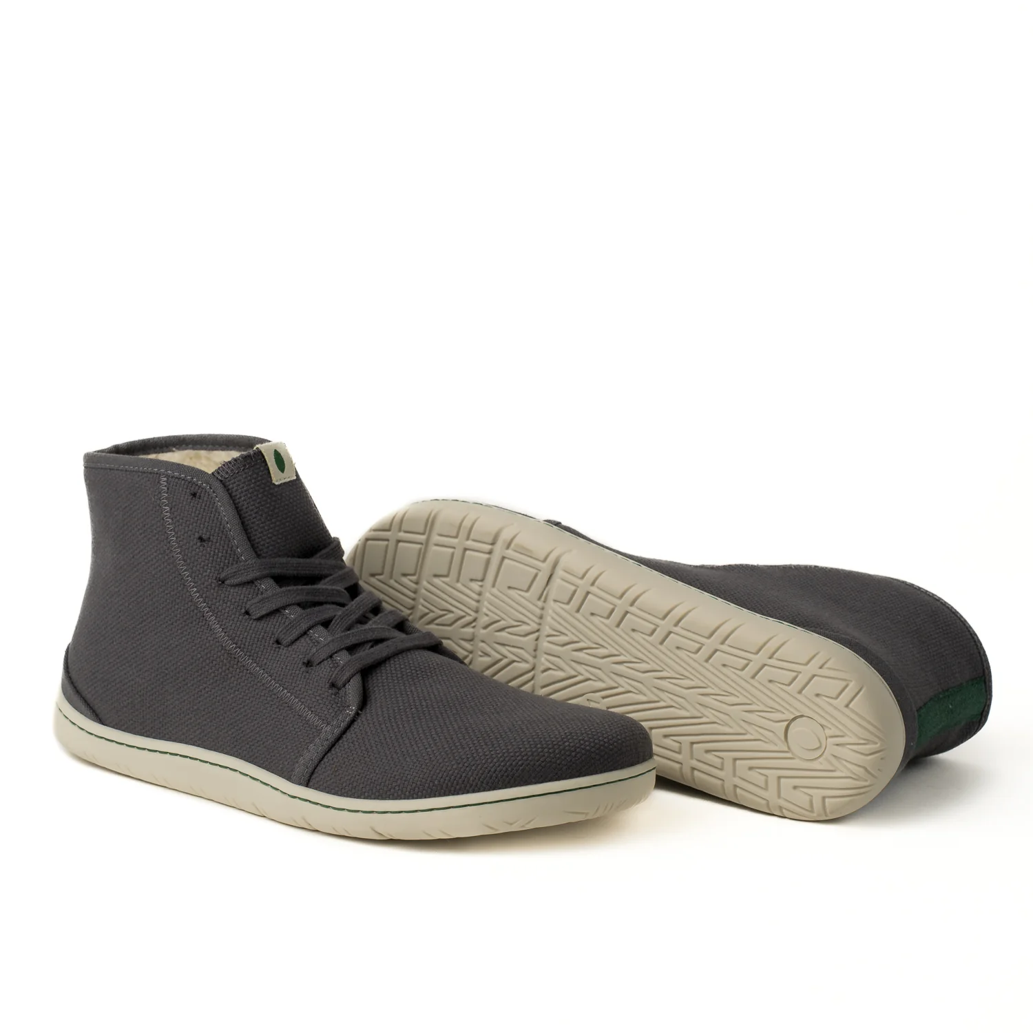 Vegan Barefoot Winter Boot Grey ADA006 - Image 3