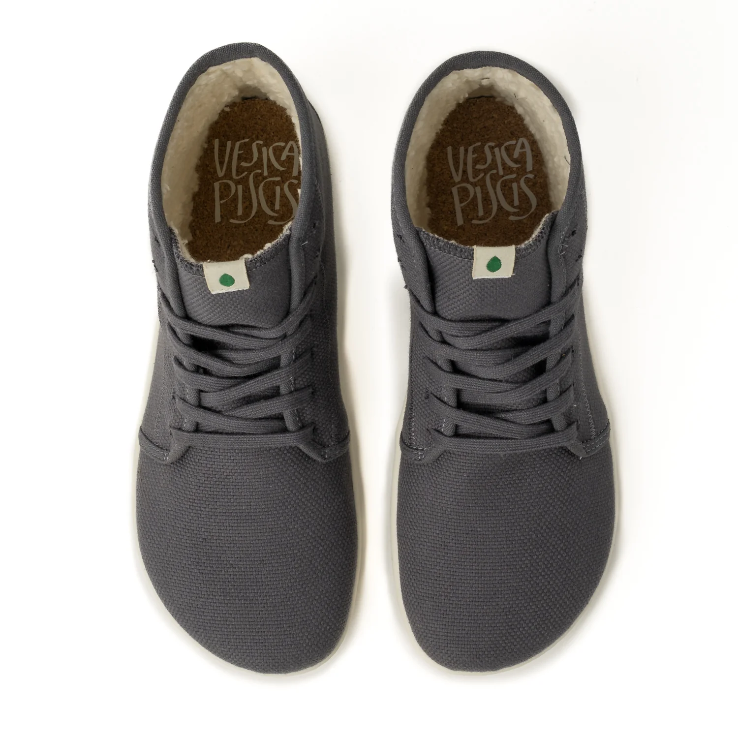 Vegan Barefoot Winter Boot Grey ADA006 - Image 4