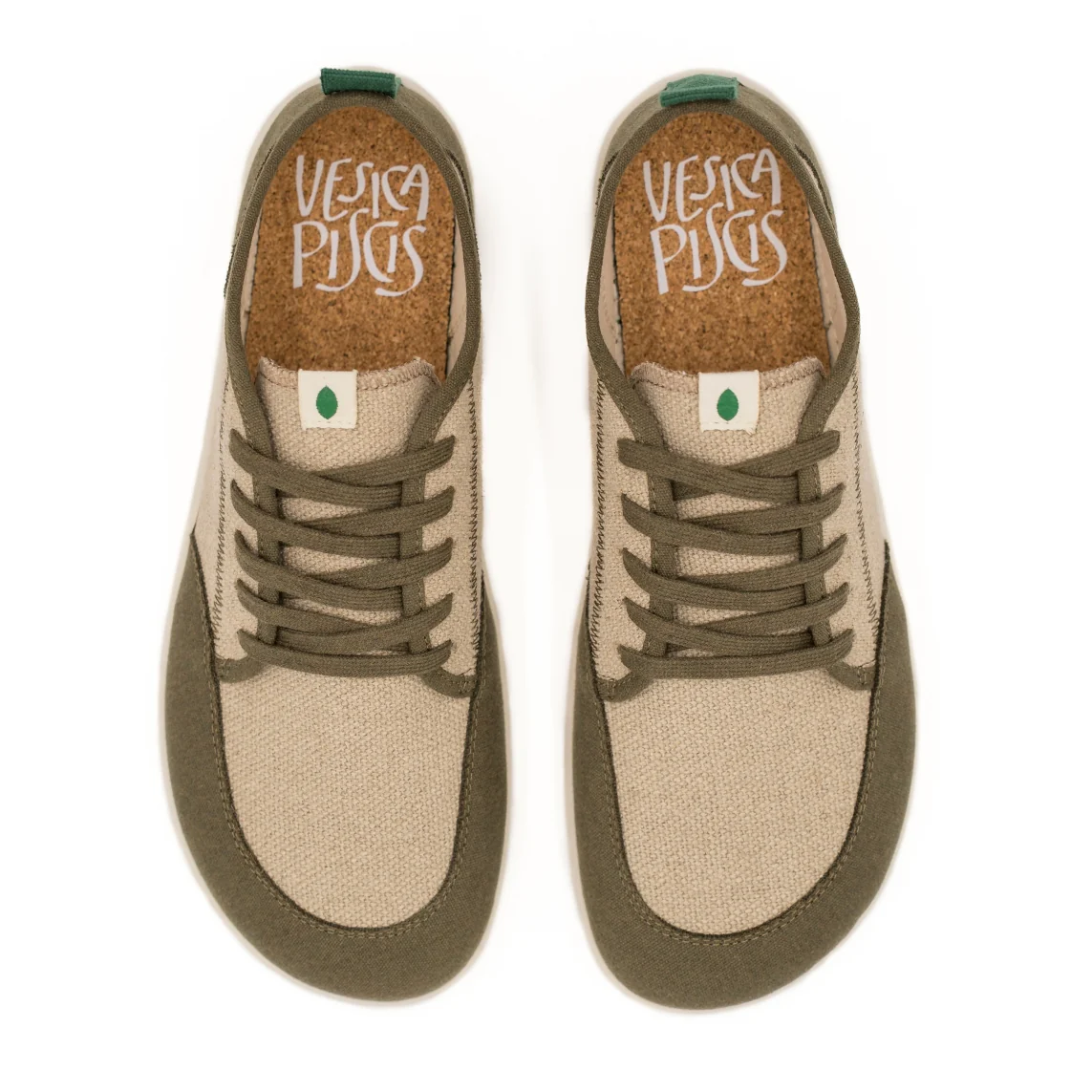 Vegan barefoot khaki-linen TON017 - Image 3