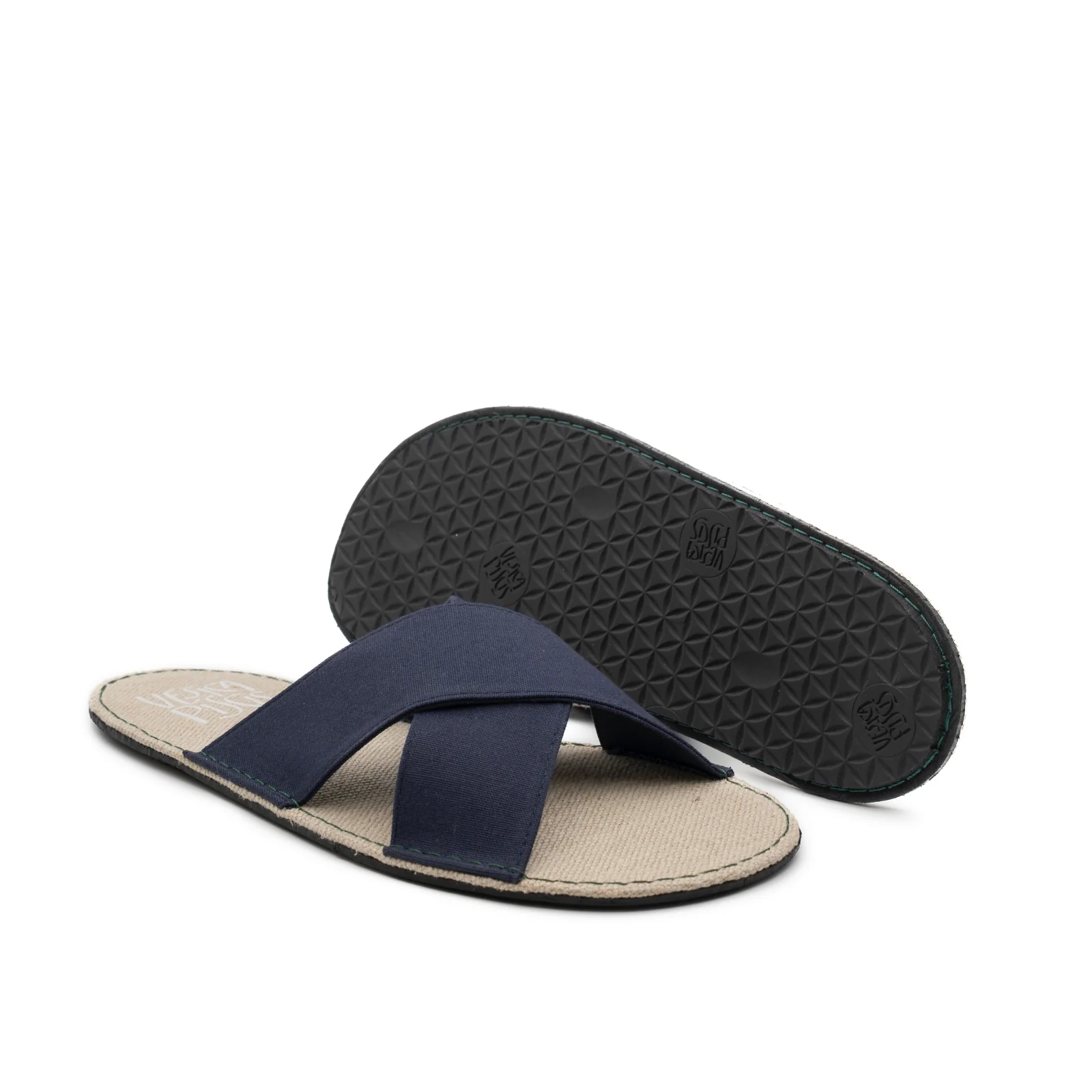 Vegan barefoot sandal dark blue PARm007 - Image 3