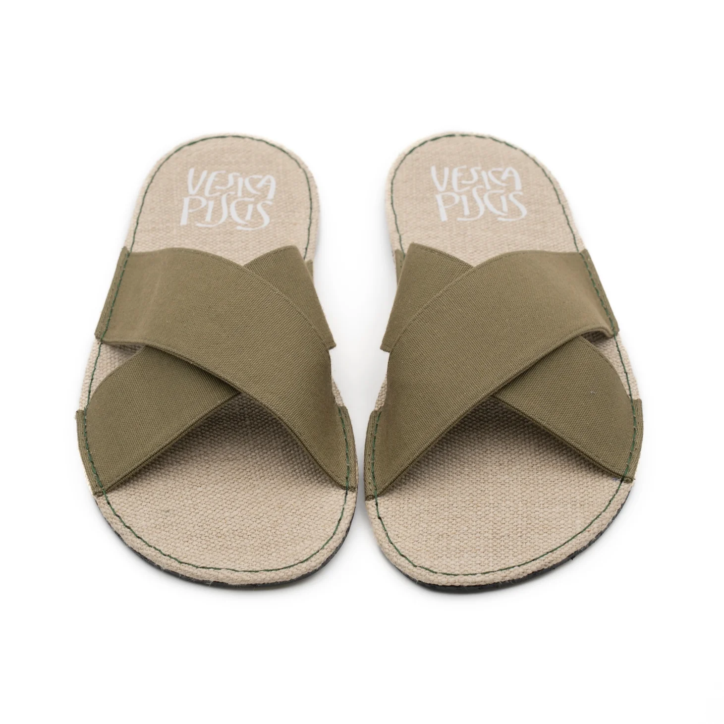 Vegan barefoot sandal khaki PARm006 - Image 3
