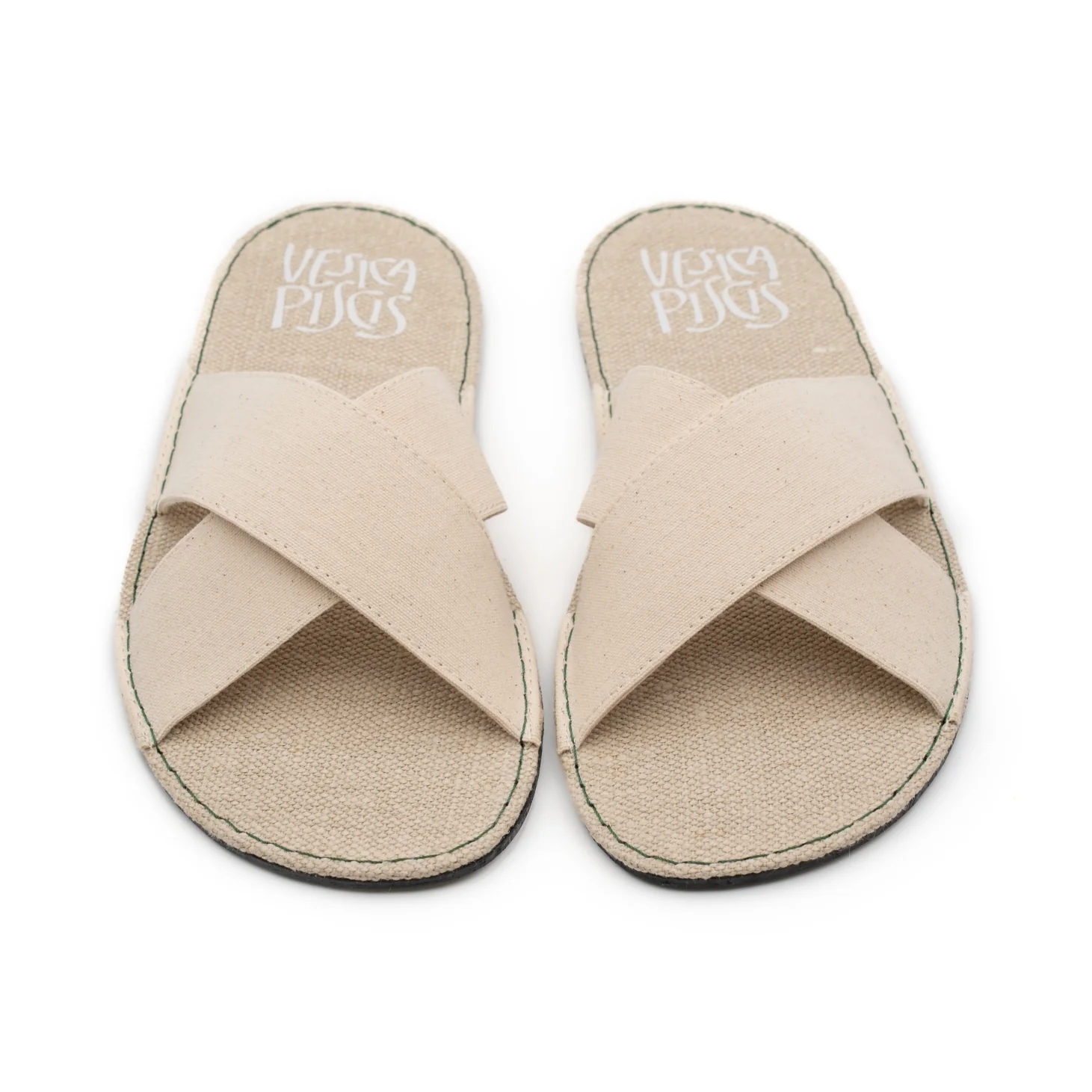 Vegan barefoot sandal offwhite PARm014 - Image 3