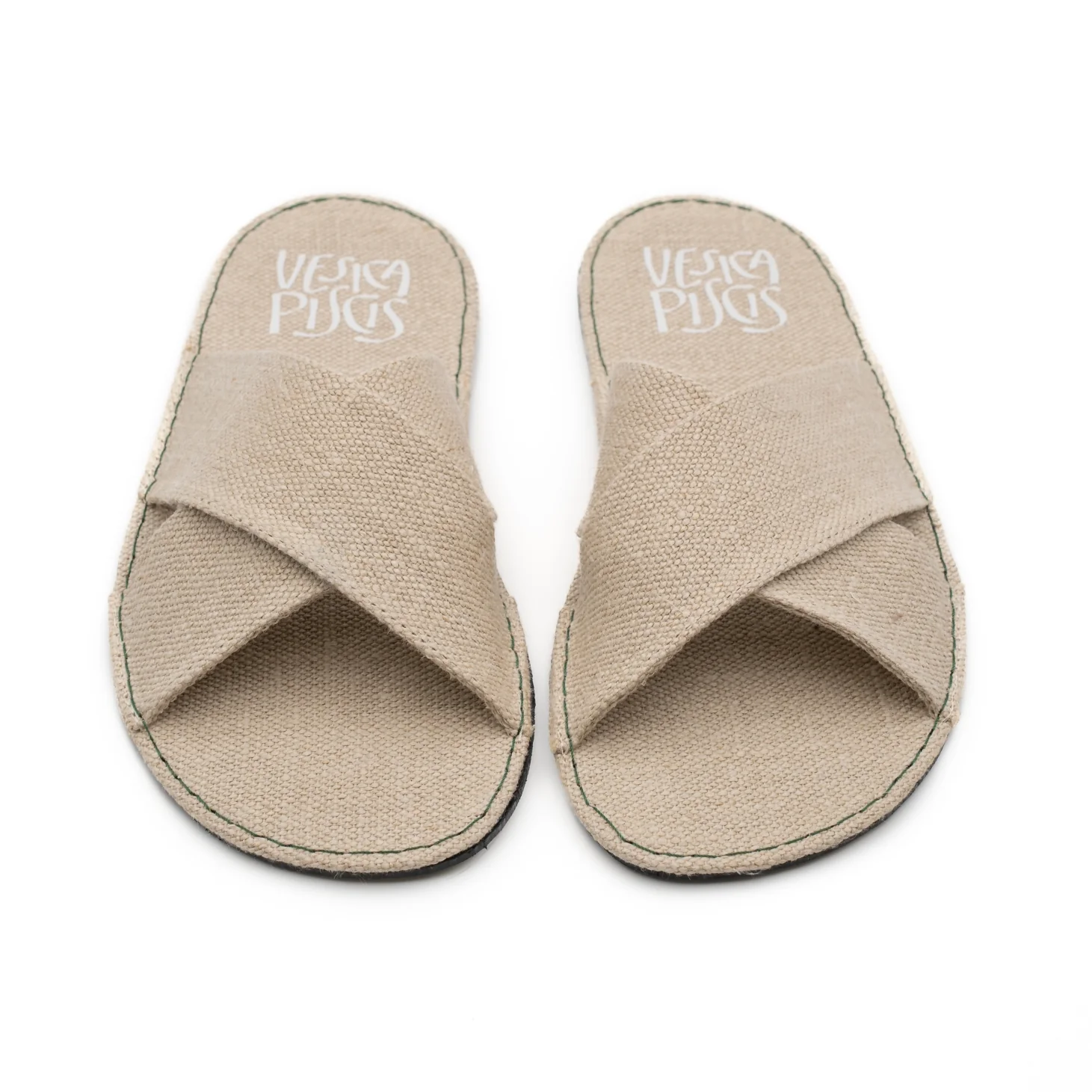 Vegan barefoot sandal raw organic hemp (natural) PARf012 - Image 3