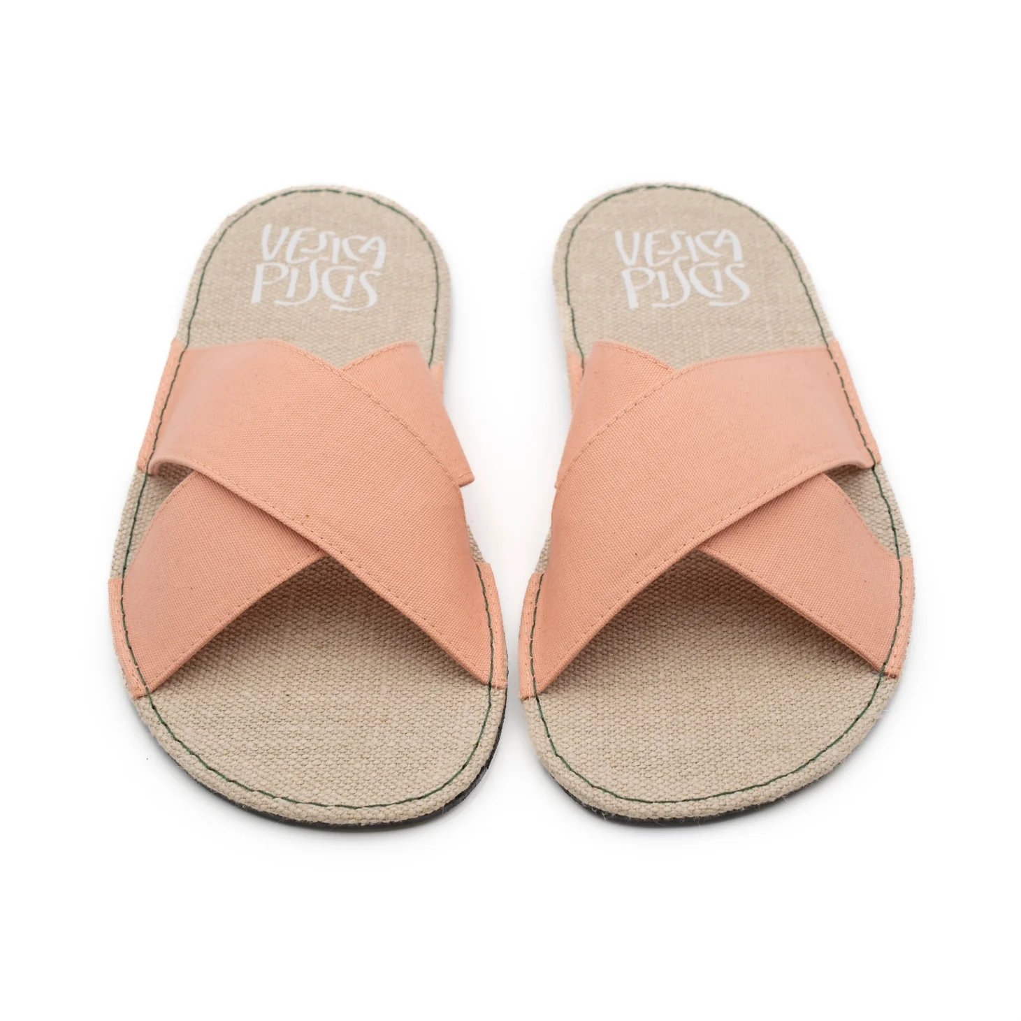 Vegan barefoot sandal salmon PARm005 - Image 3