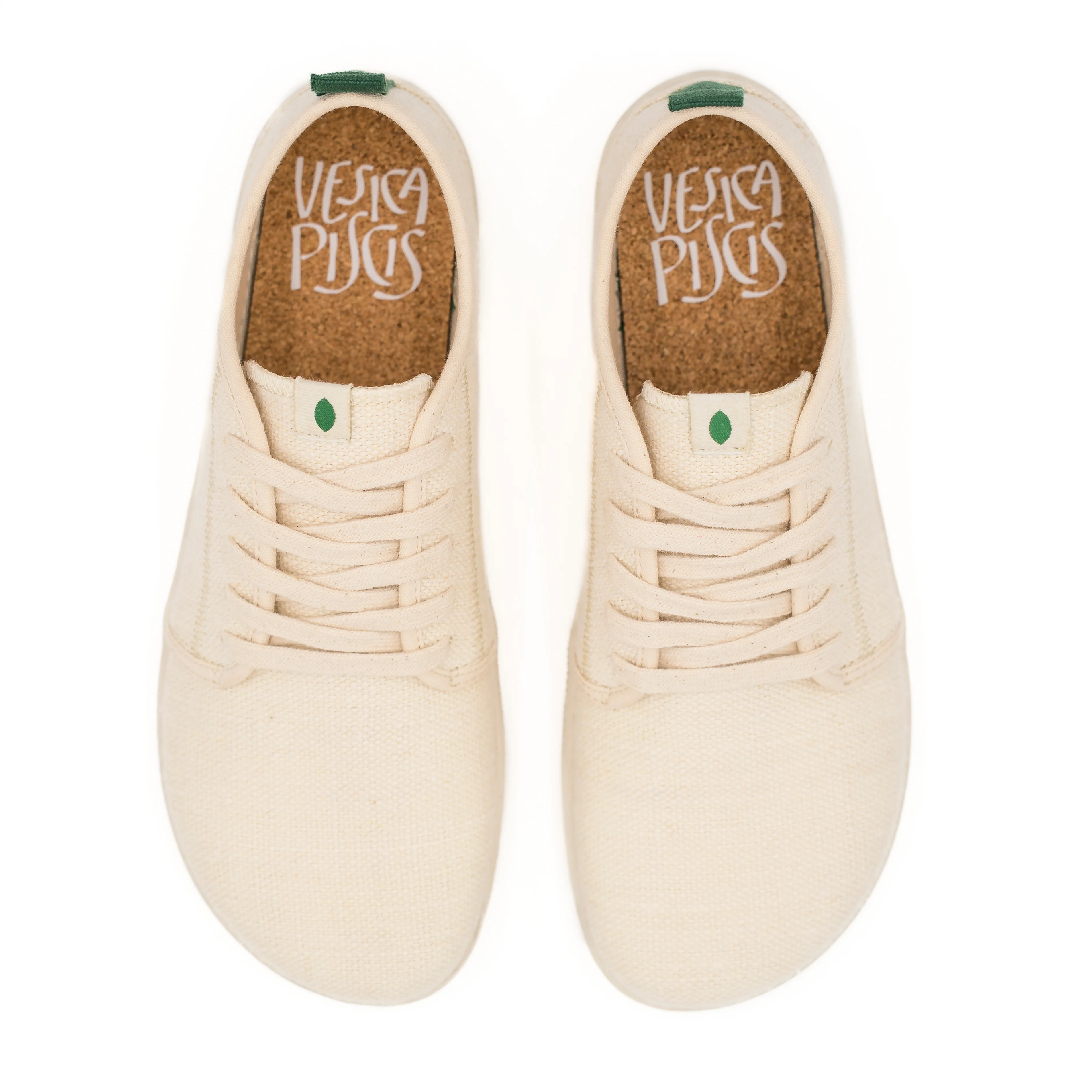 Vegan barefoot organic off-white hemp CHA005 - Image 3