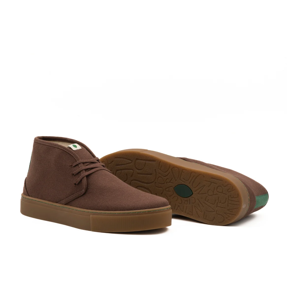 Vegan bootie brown PYT024 - Image 3
