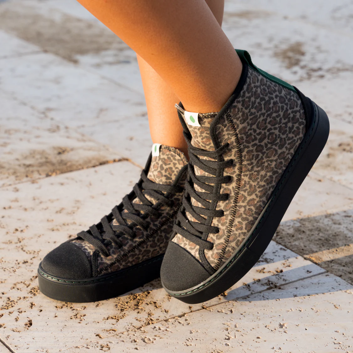 vegan bootie leopard PHO009 - Image 2
