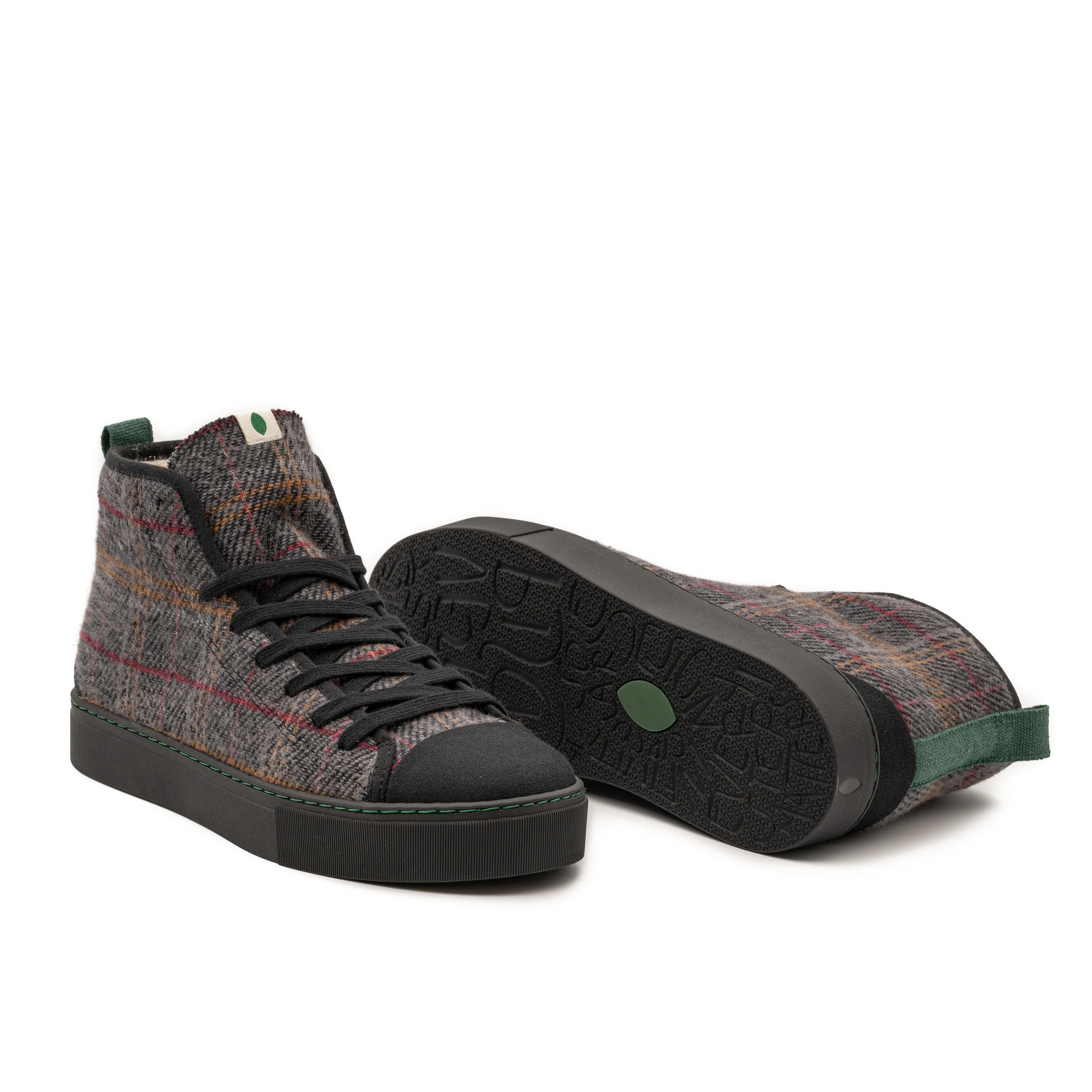 Vegan bootie gray black scottish PHO003 - Image 3