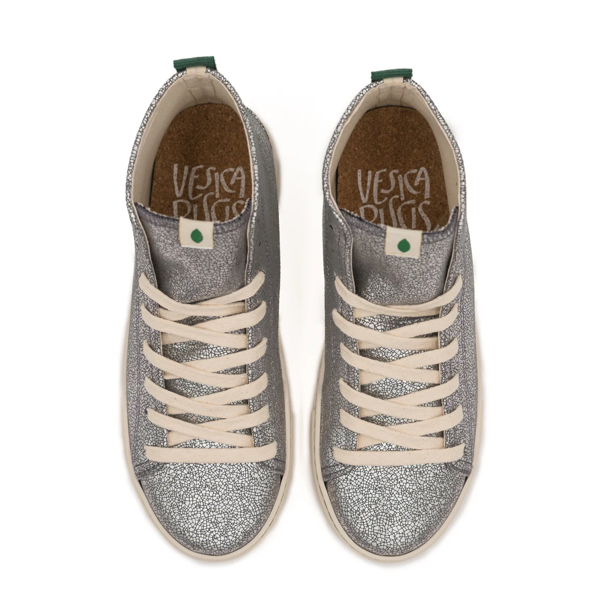 Vegan bootie silver-b LOU007 - Image 3