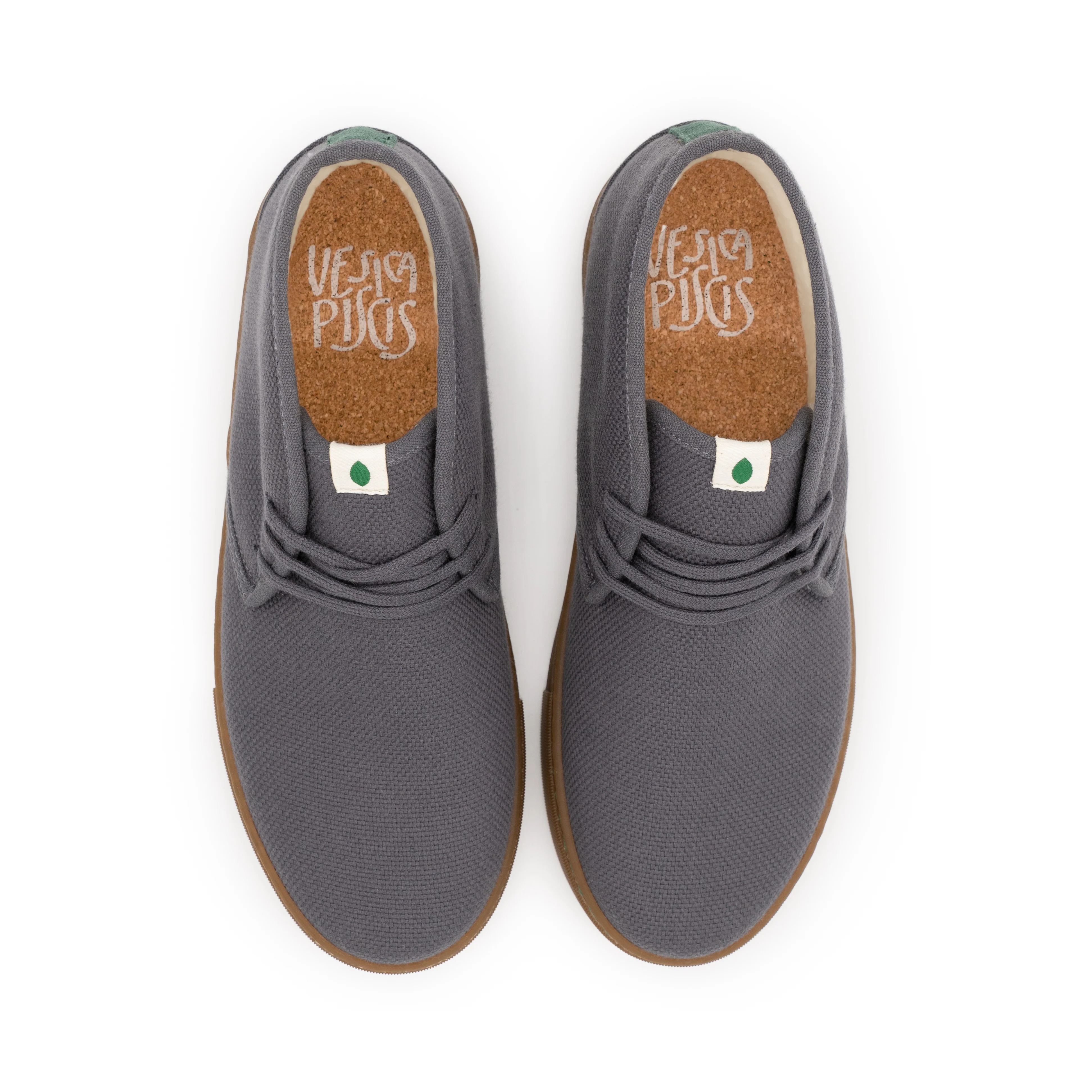 Vegan bootie gray PYT004 - Image 3
