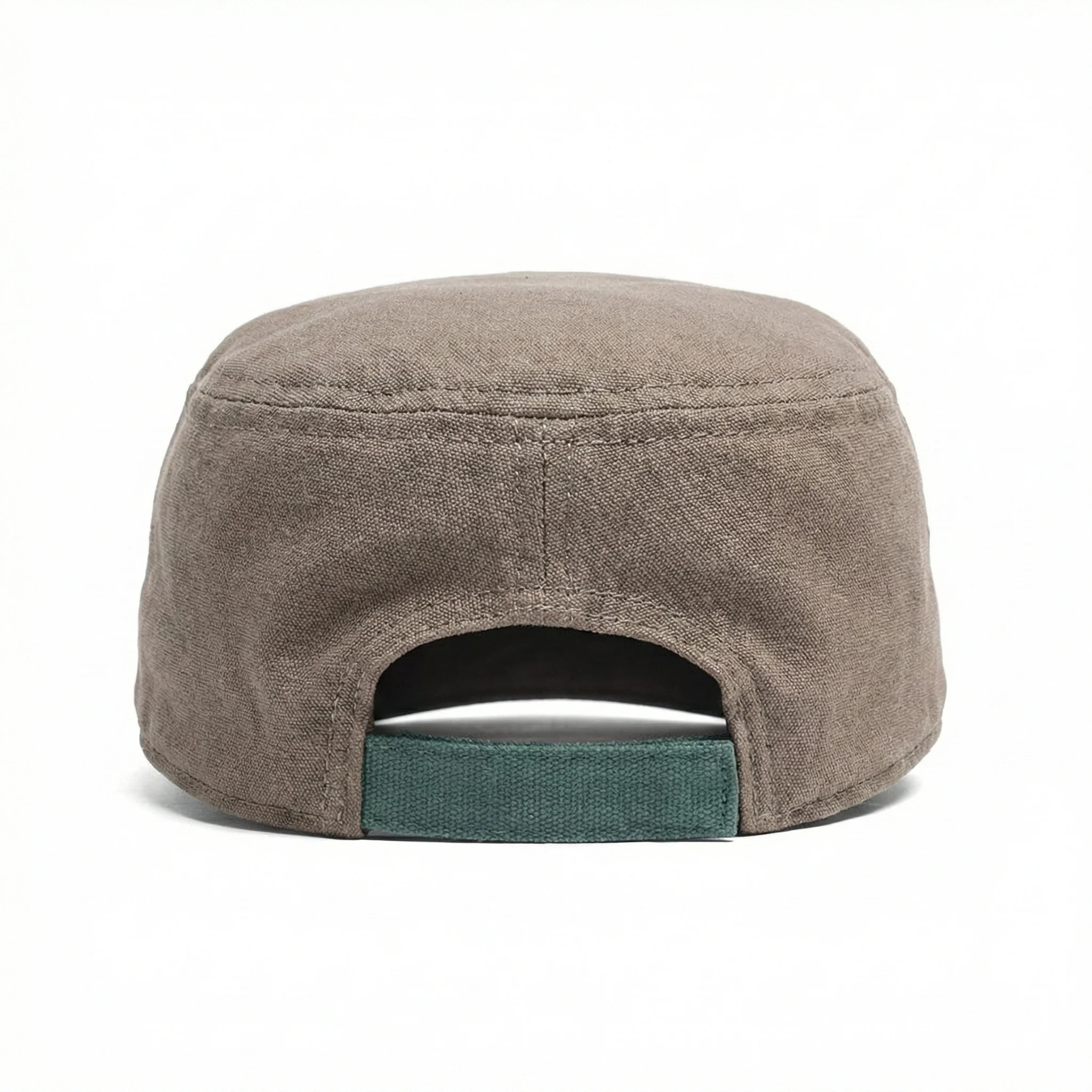 Vegan cap khaki RUM002 - Image 3