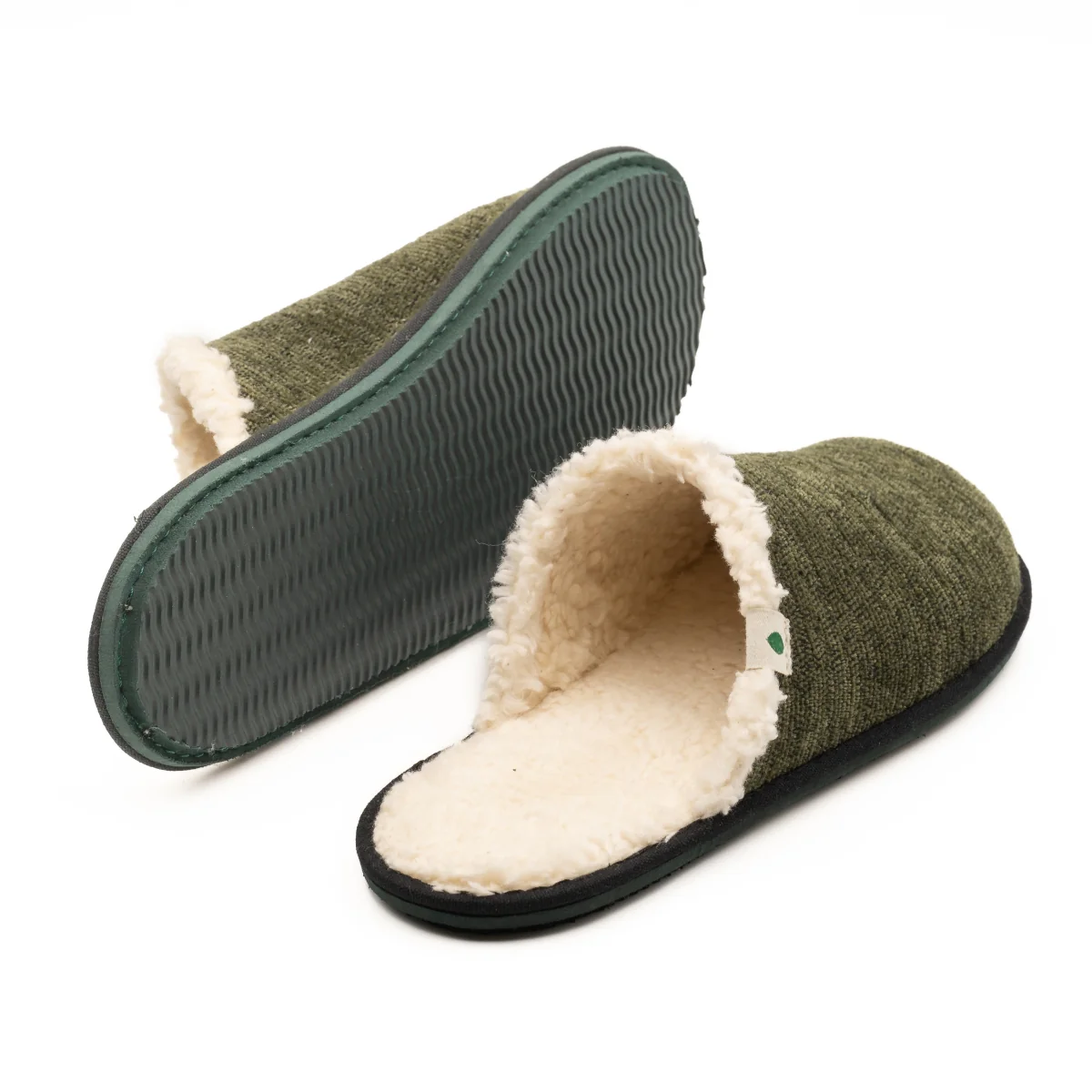 Vegan home slipper green SAW009 - Image 4