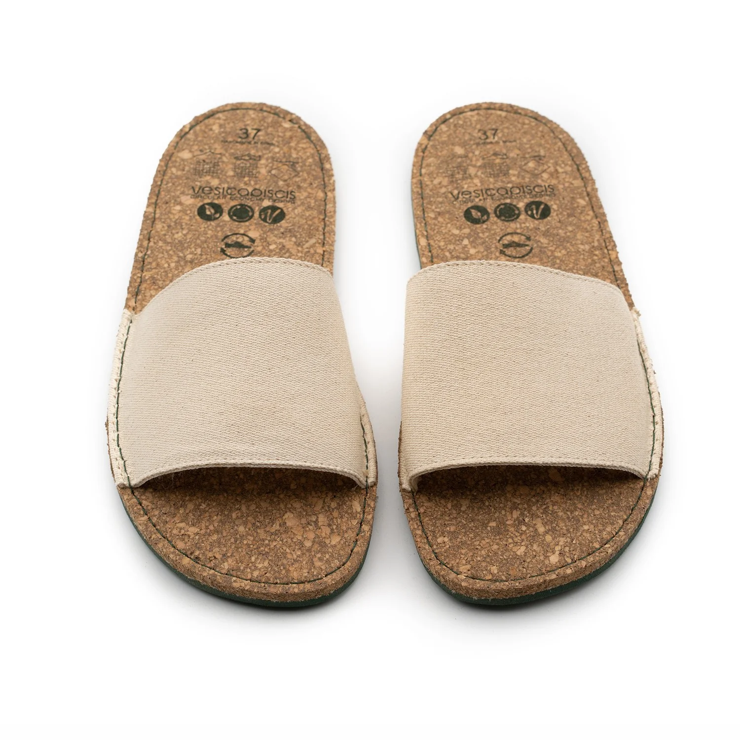 Vegan sandal beige GAN002 - Image 2