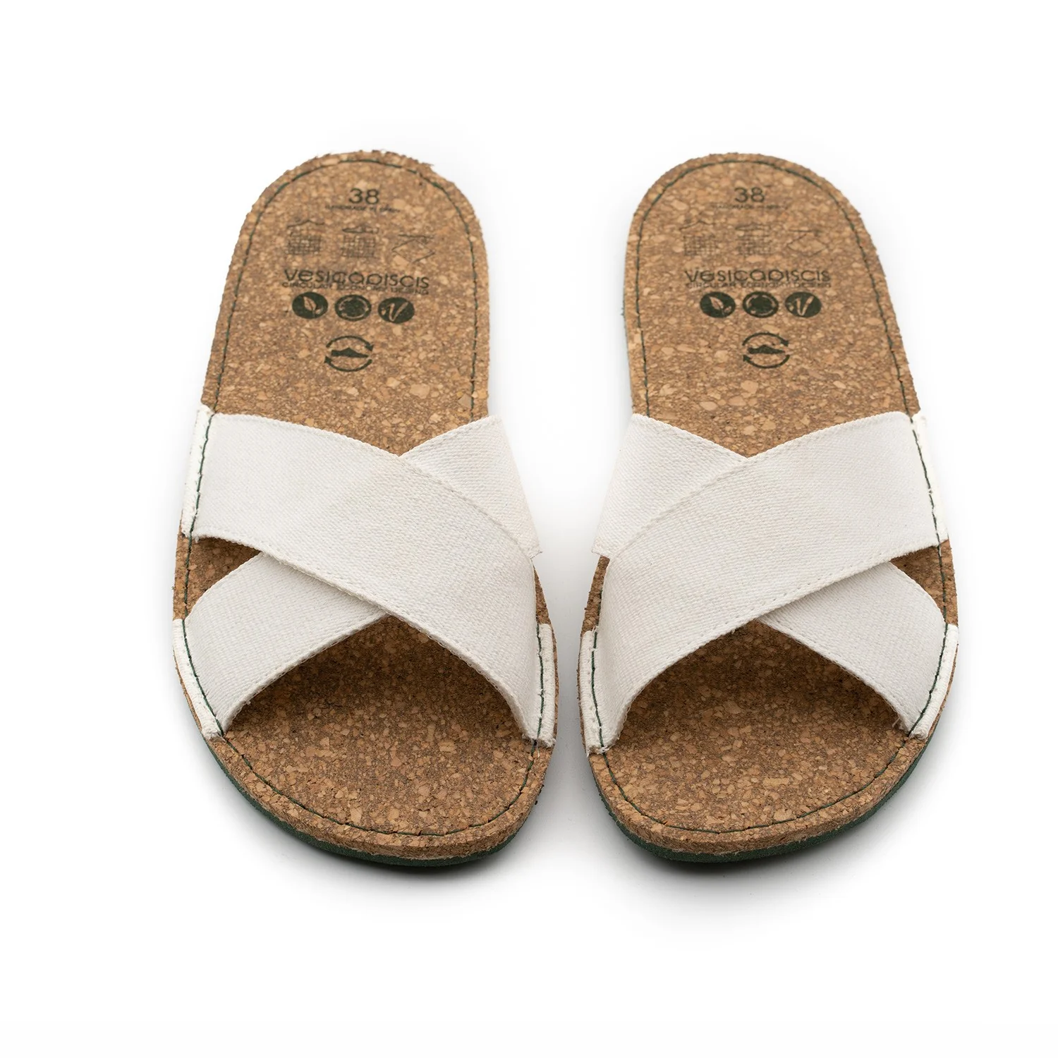 Vegan sandal white SRI004 - Image 2