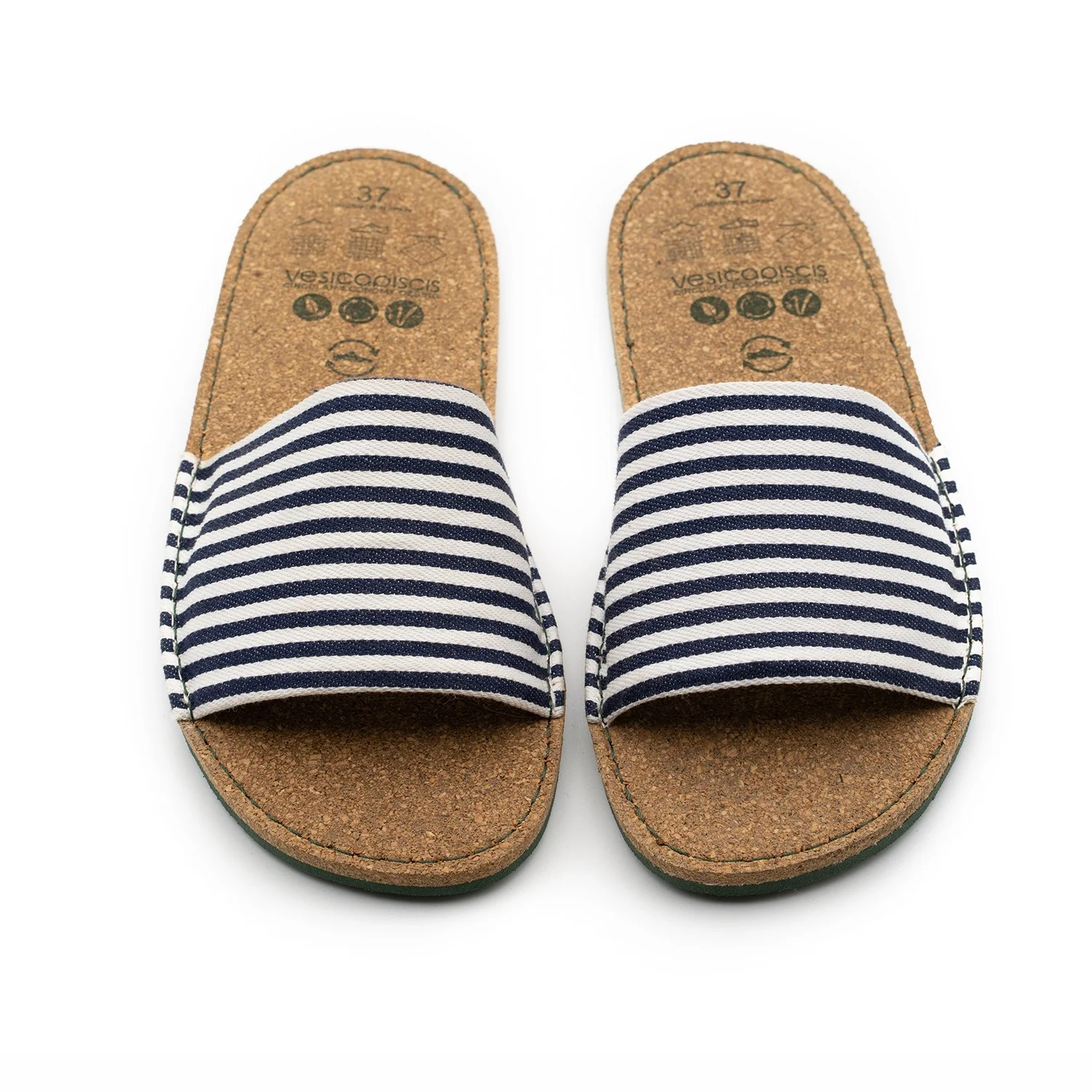 Vegan sandal white-blue GAN013 - Image 2