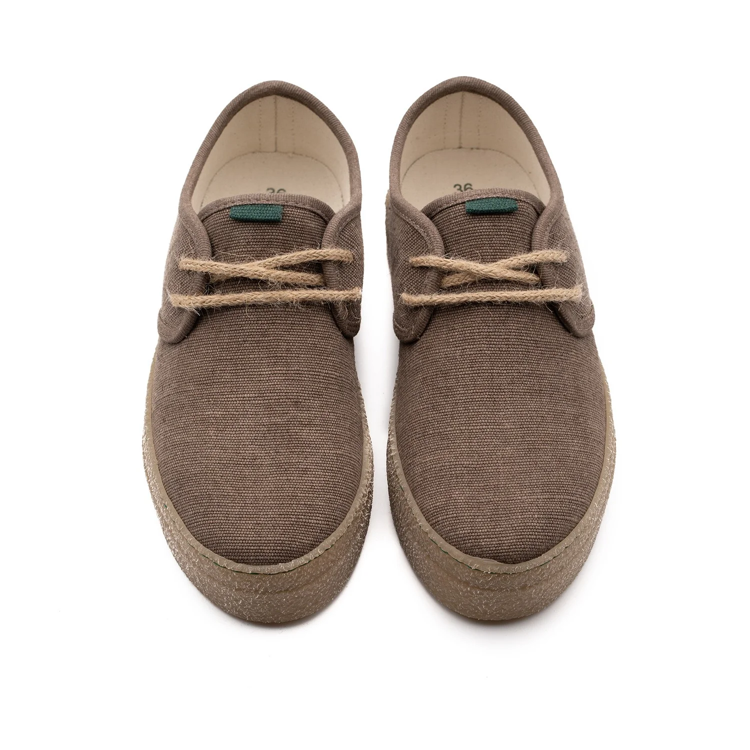 Vegan shoe brown GOO004 - Image 3